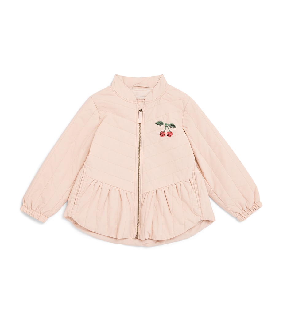 KONGES SLOJD Padded Sequinned Juna Jacket (4-10 Years) Gray Image 1