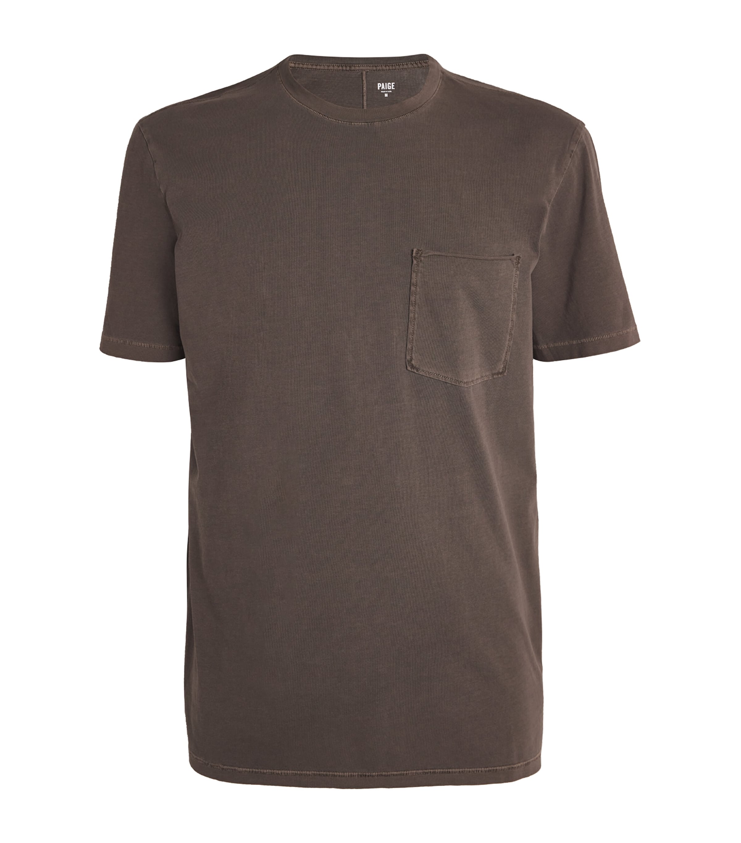 Shop Paige Pocket-detail Ramirez T-shirt In Brown