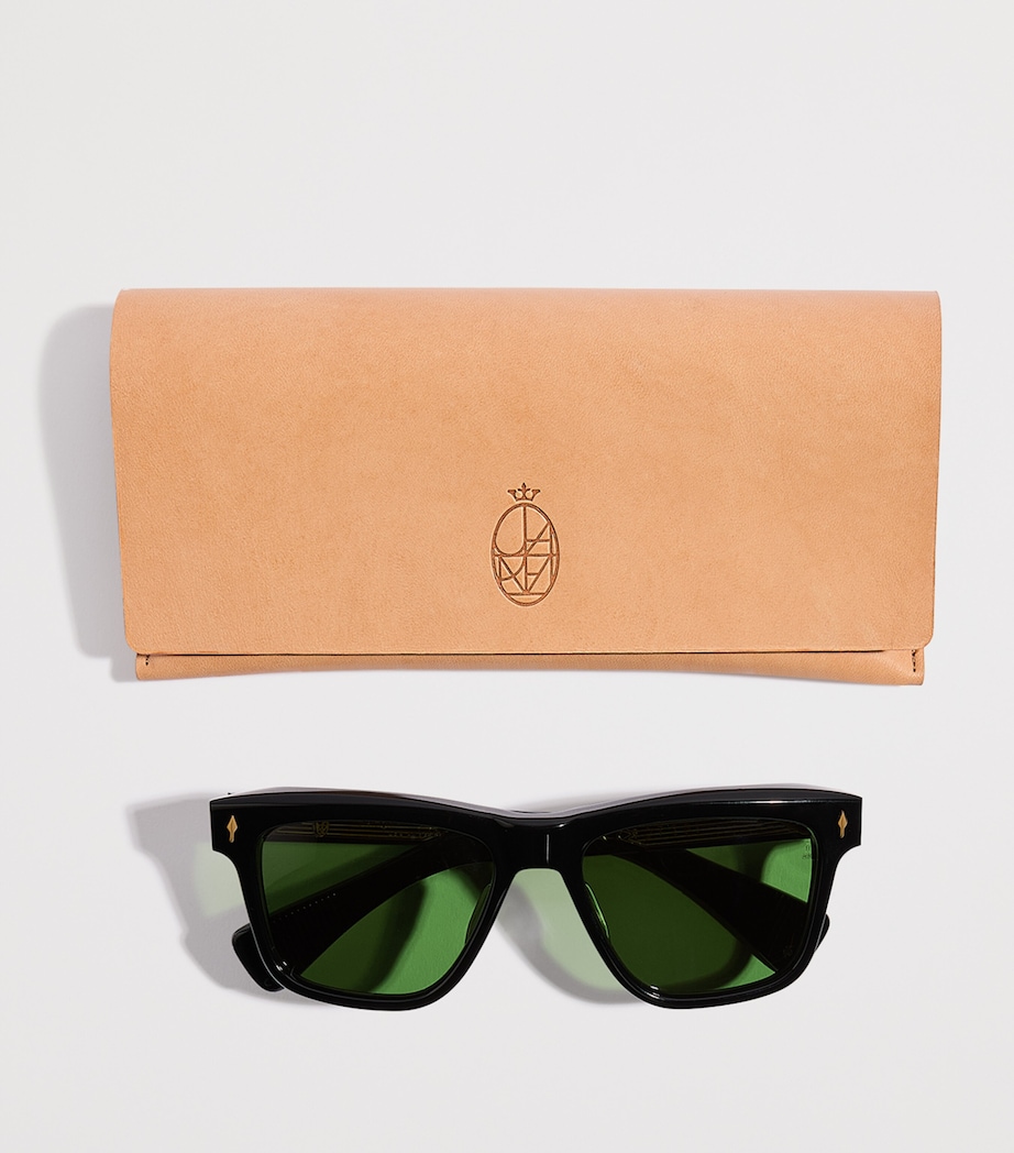 Jacques Marie Mage Acetate Lankaster Sunglasses Emerald Image 6
