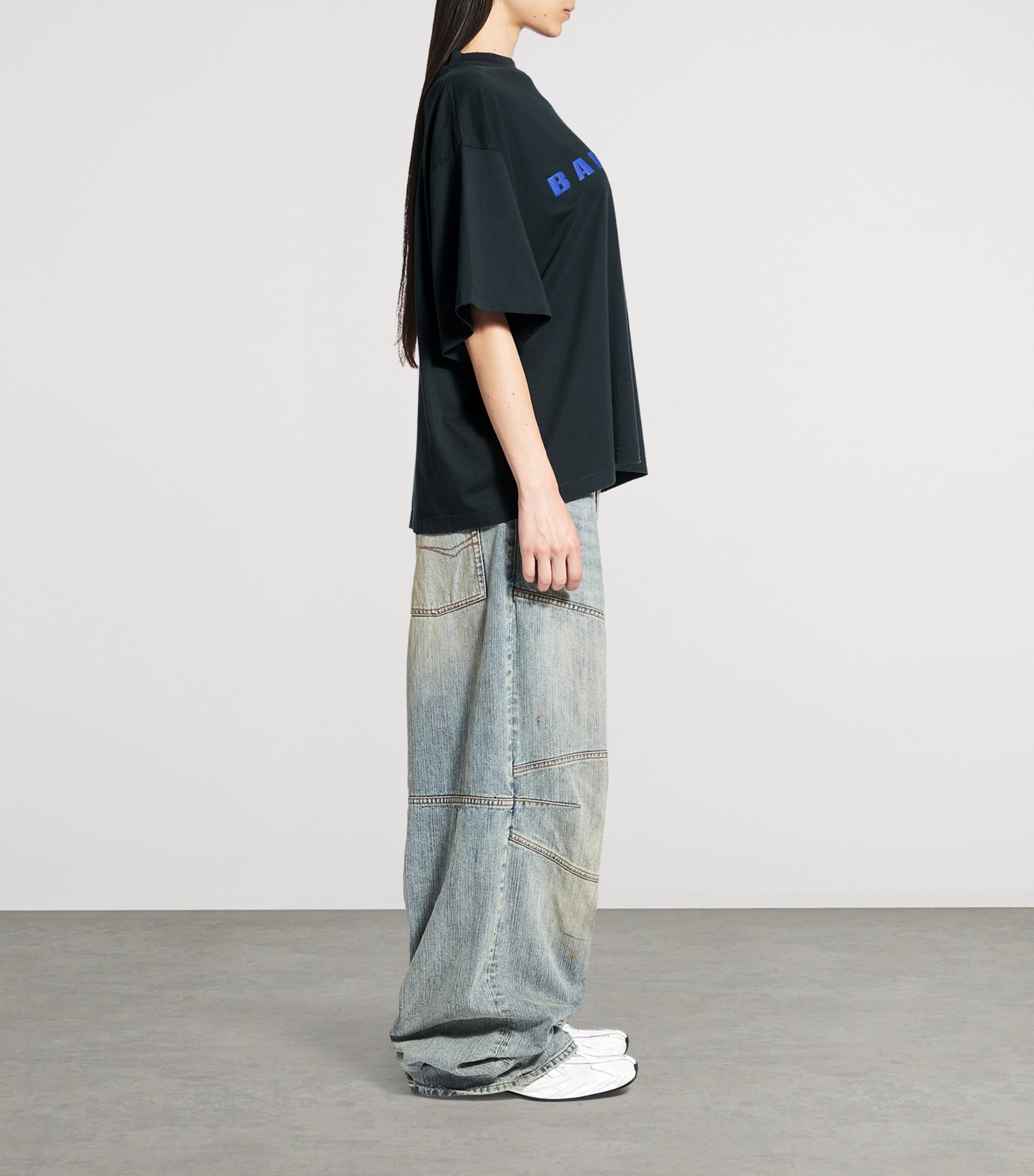 Cotton Cropped Logo T-Shirt 1083 Image 6