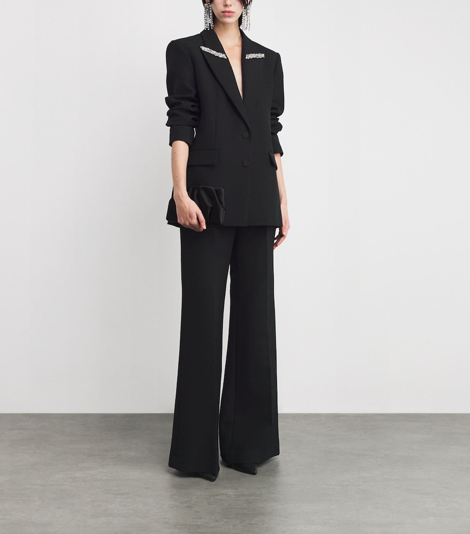 Crystal-Embellished Blazer BLACK Image 2