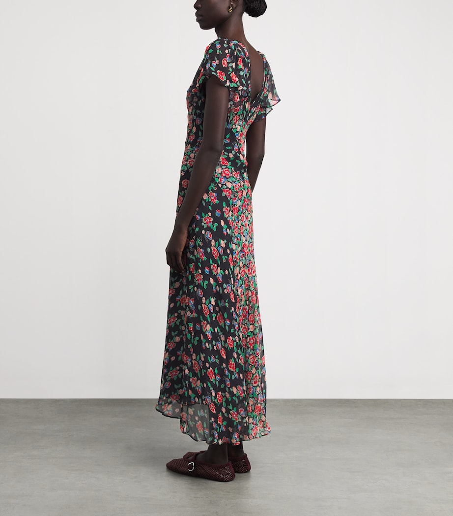 Floral Bexley Jeannie Midi Dress JEANNIE MIX CHARCL Image 3