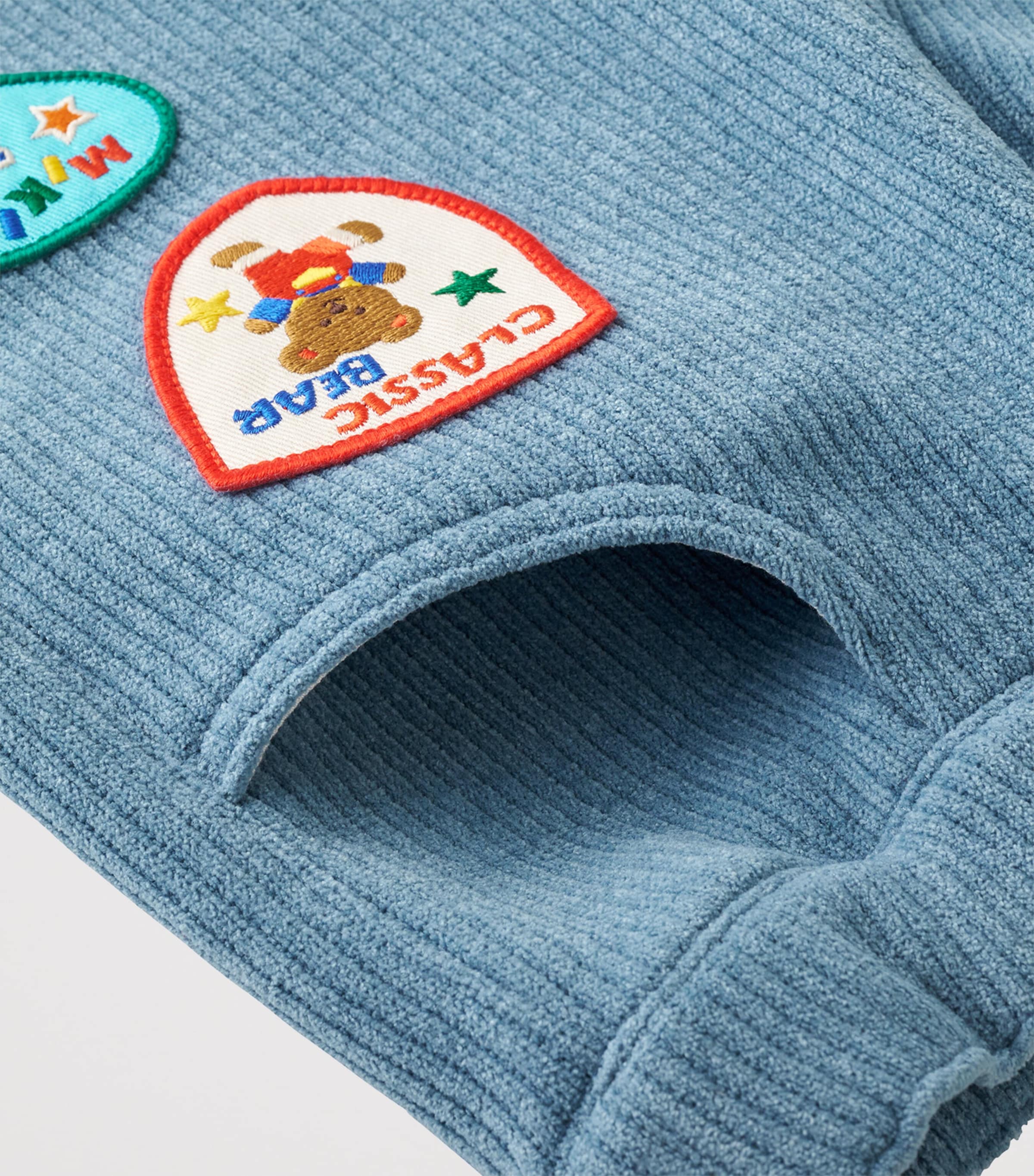 Miki House Corduroy Embroidered Trousers (12 Months-7 Years) Image 4