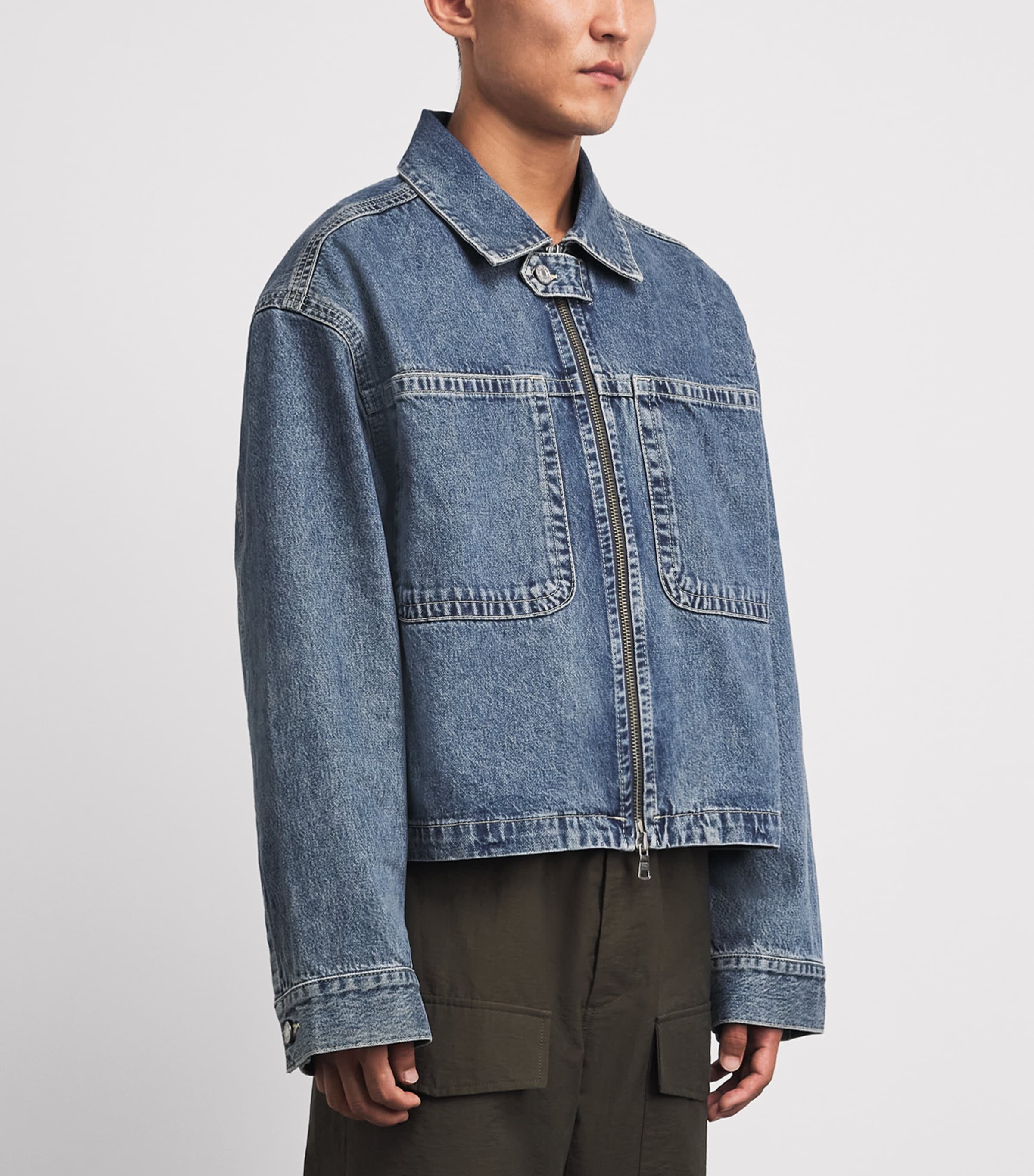 AGOLDE Mens Croydon Denim Jacket Auto Image 4