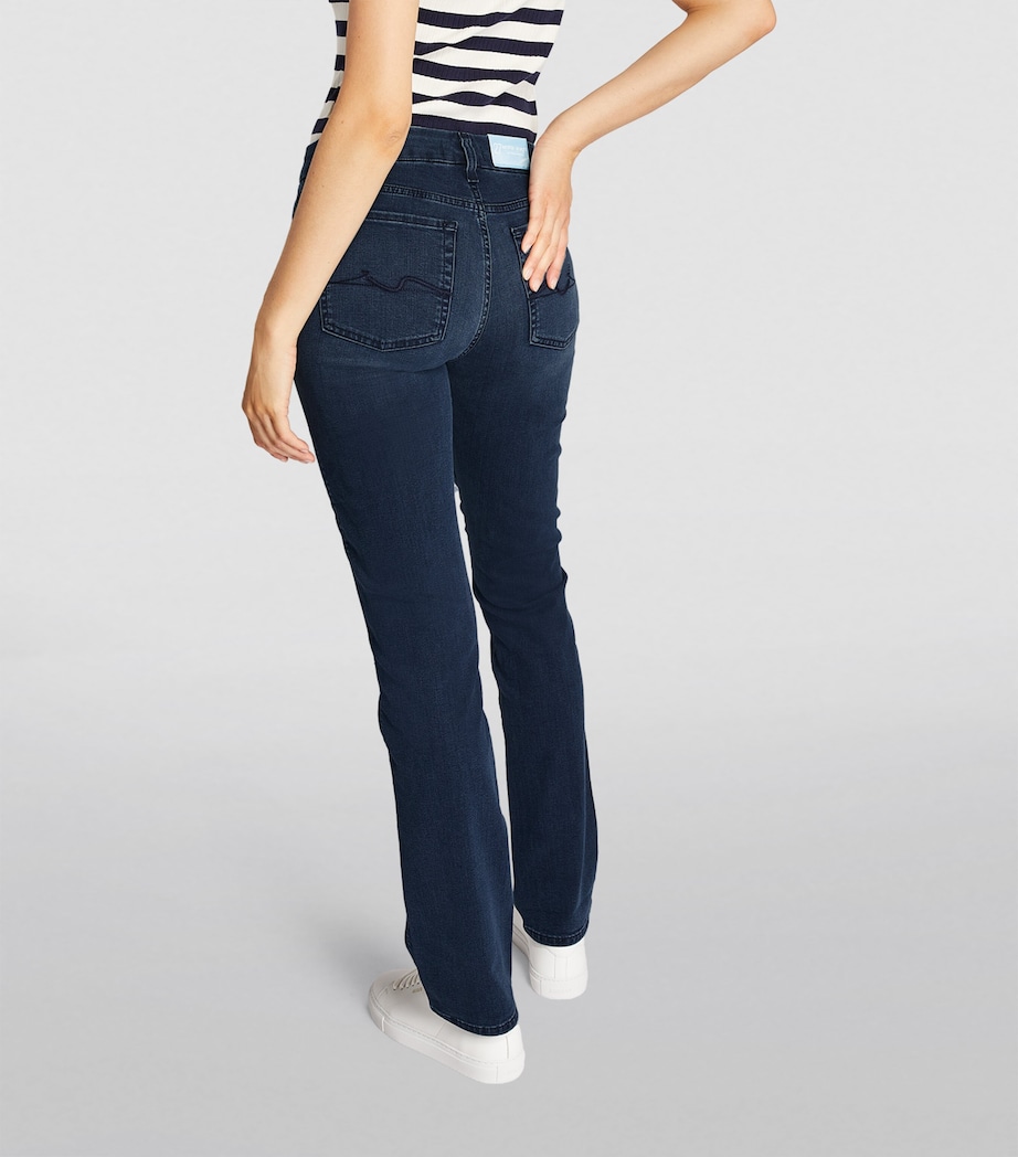 B(Air) The Straight Jeans DARK BLUE Image 4