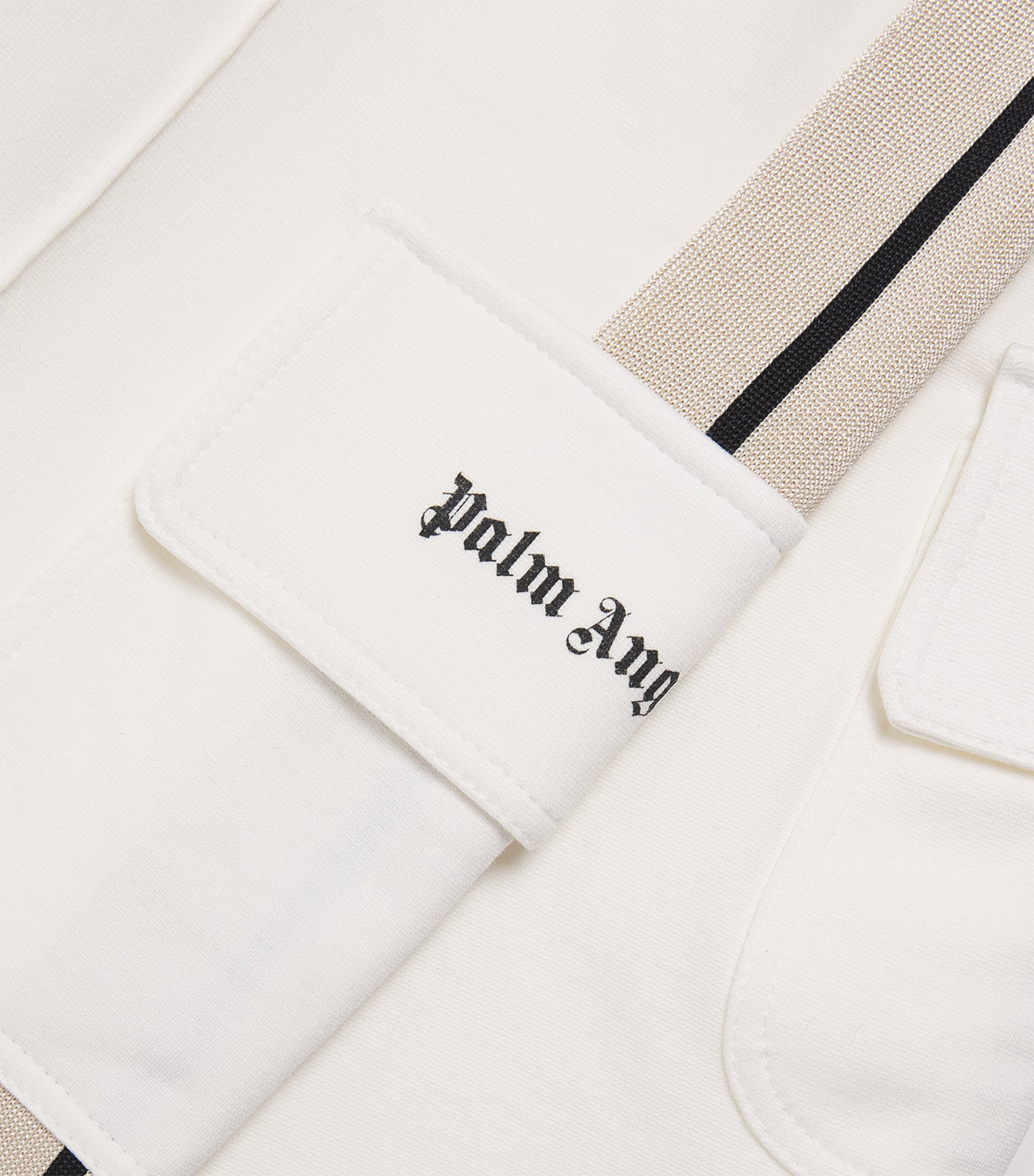 Palm Angels Kids Cargo Wide-Leg Trousers (4-12+ Years) White Image 4