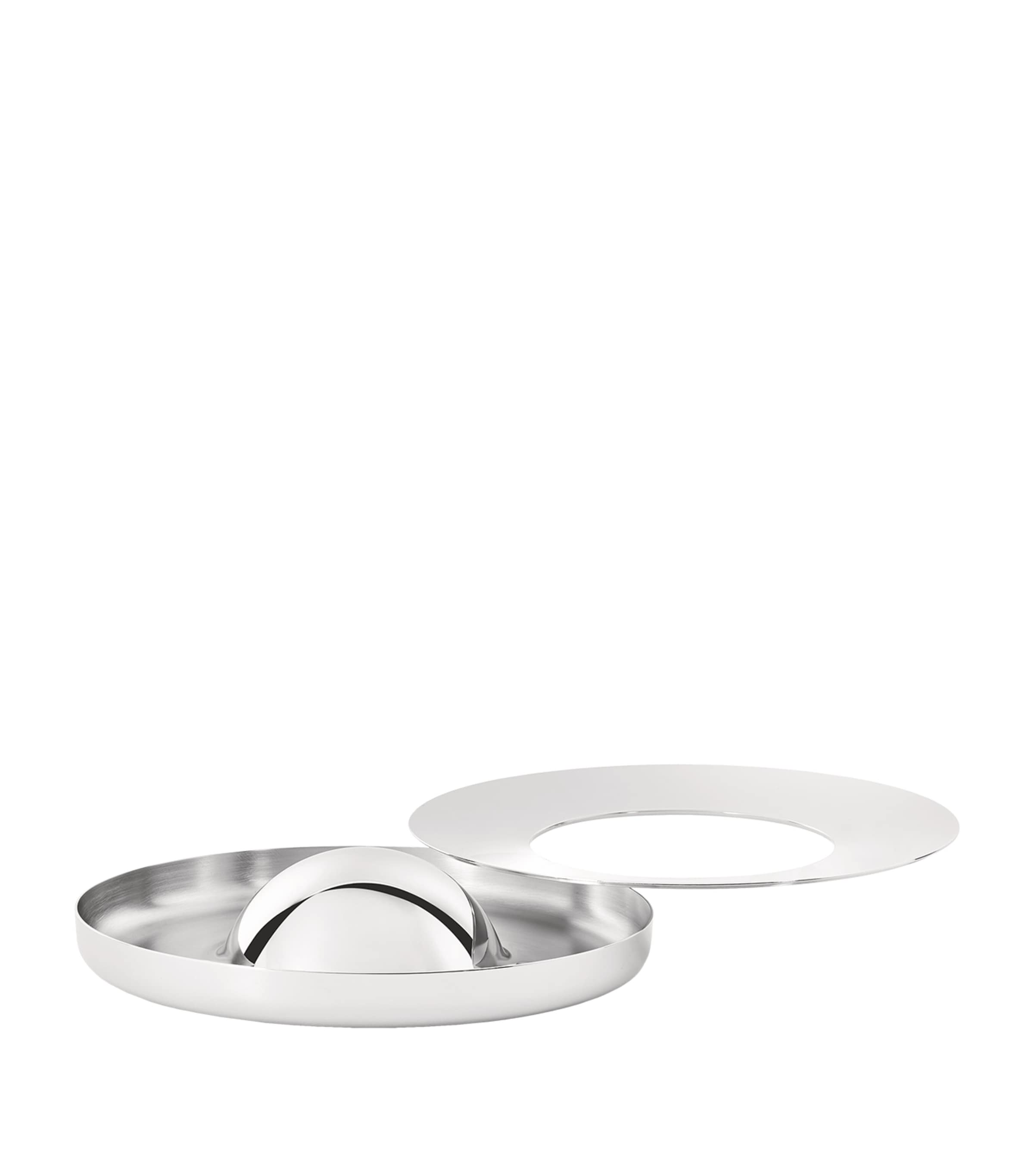 Christofle Stainless Steel OH de Christofle Ashtray | Home Accessories | Decorative Plates & Bowls | Designers | Christofle