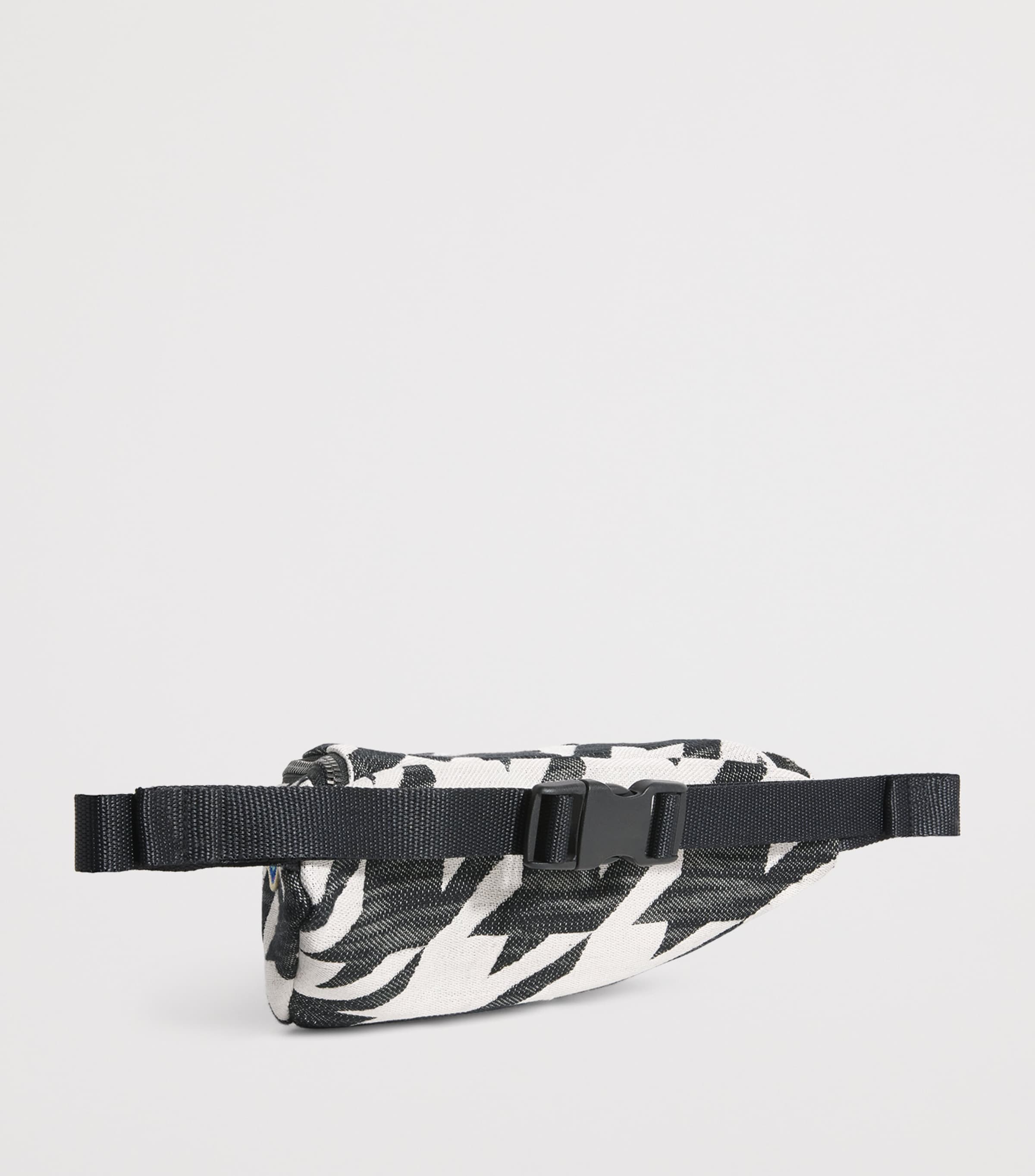 Cotton-Tweed Magic Belt Bag BEIGE+BLACK Image 2