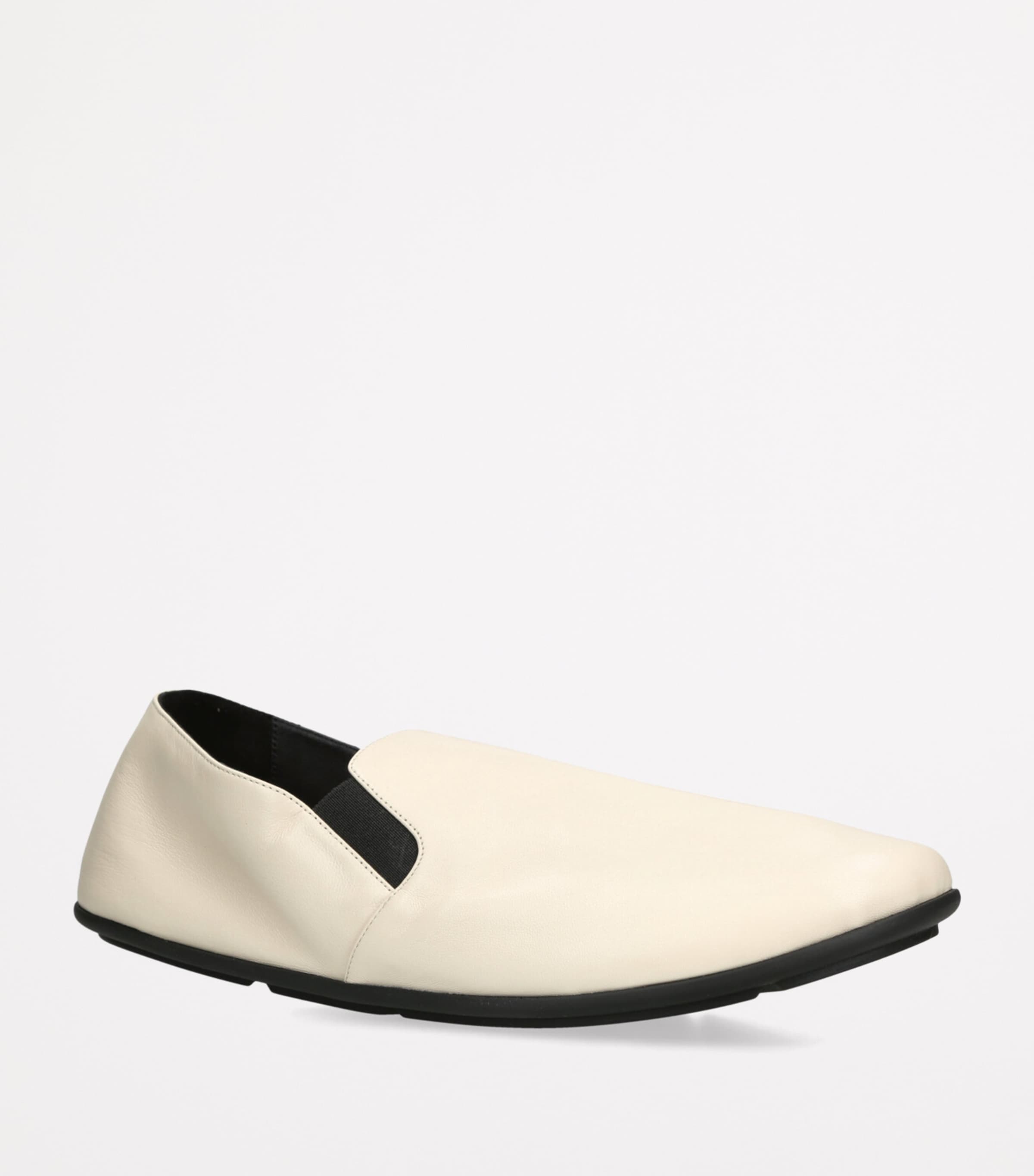 Vincit Leather Slip-On Loafers BONE Image 3