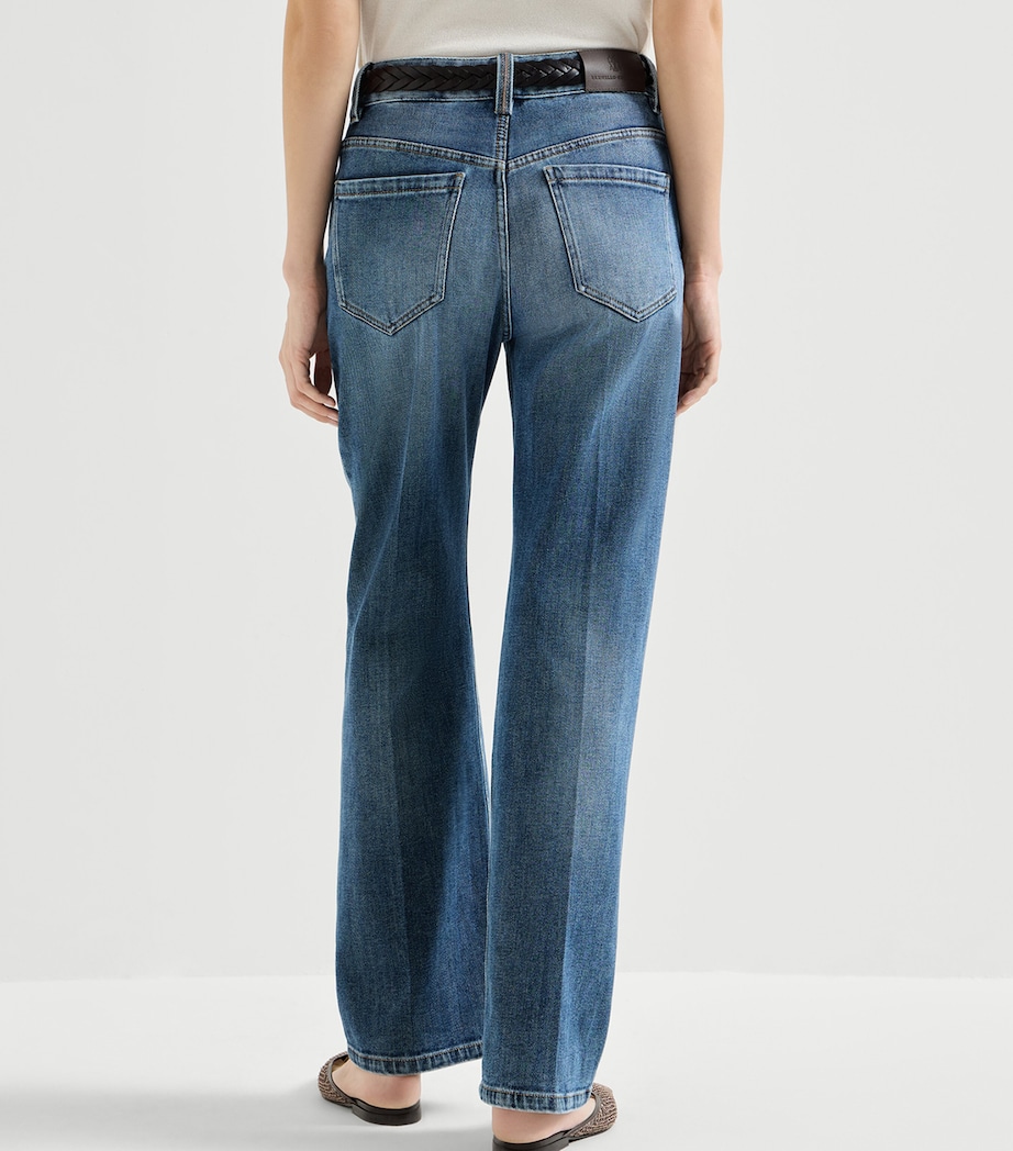 Brunello Cucinelli Womens Straight Jeans Image 5
