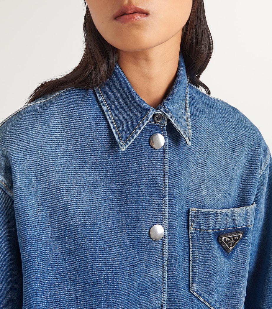 Denim Logo Shirt F0BAN Image 5