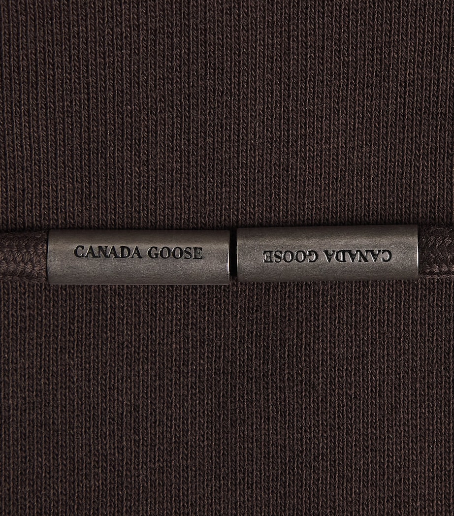 Canada Goose Mens Organic Cotton Tonal Rove Hoodie Terra Image 5