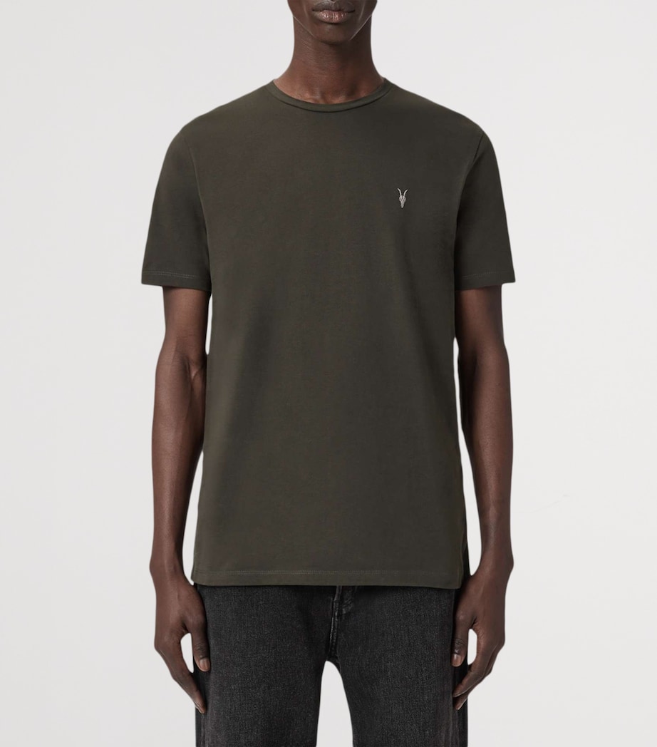 Cotton Brace T-Shirt (Pack of 3) GREEN/GREEN/BLK Image 6