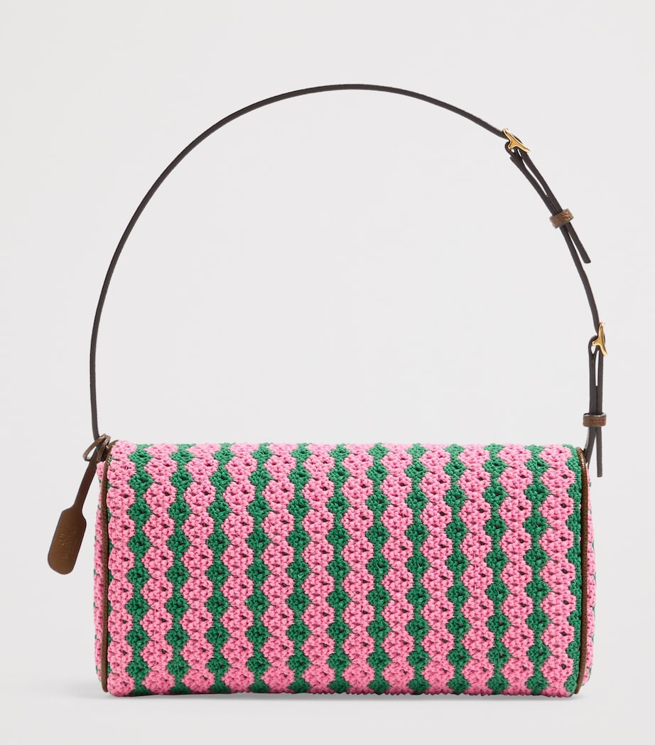Valentino Garavani Small Crochet DeVain Shoulder Bag Image 4