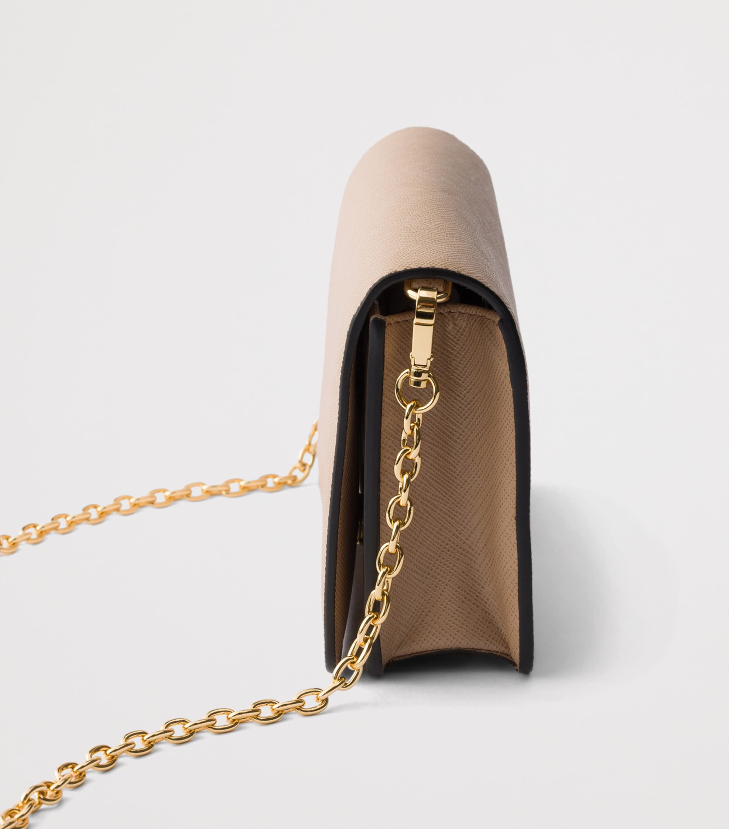 Prada Mini Saffiano Leather Cross-Body Bag Powder Image 6