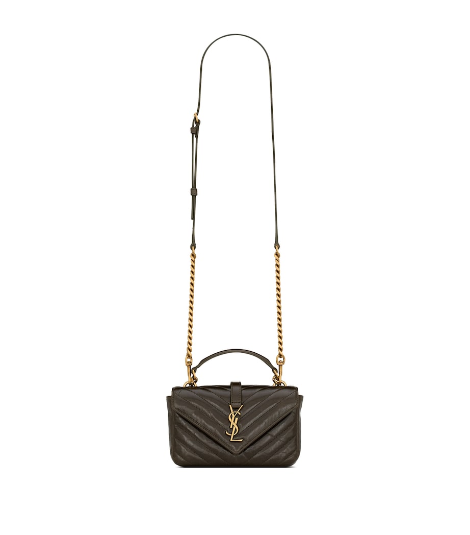 Saint Laurent Leather College Top-Handle Bag Image 1