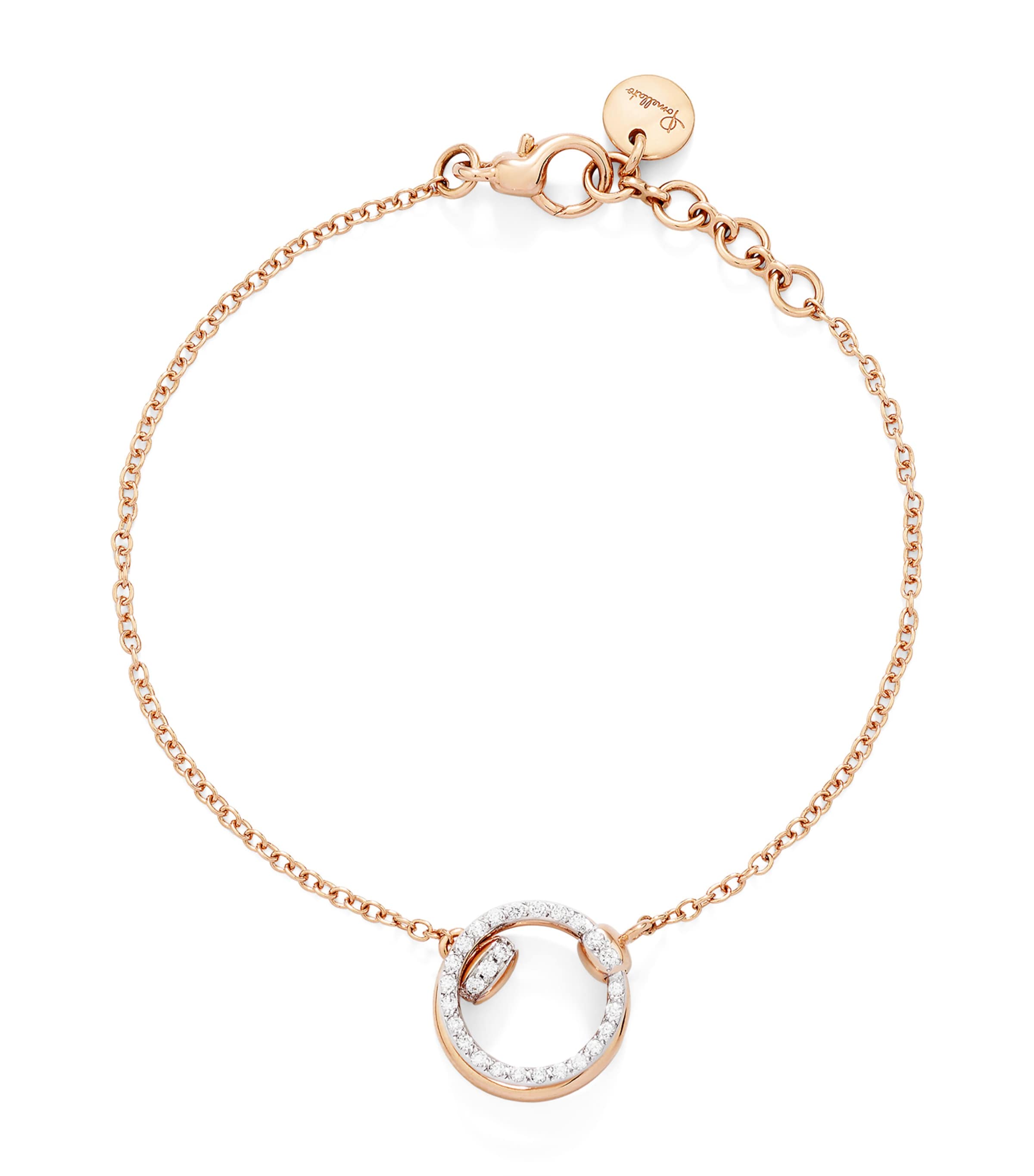Pomellato Rose Gold And Diamond Together Bracelet In Rose Gold