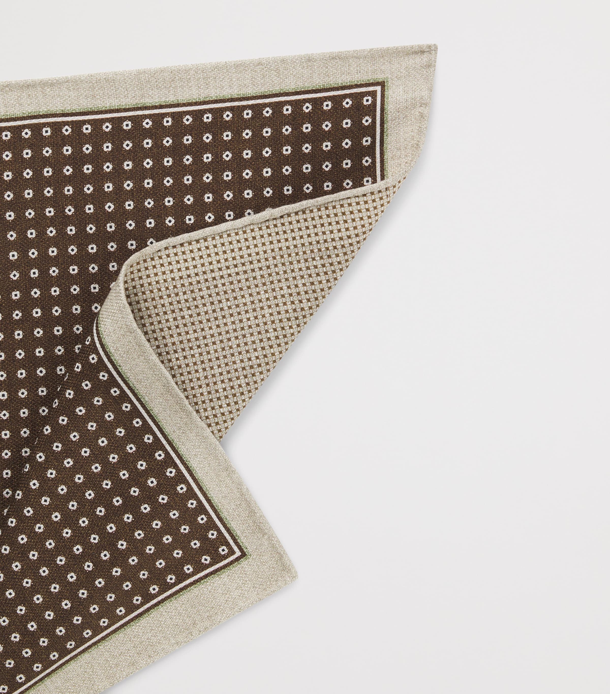 Silk Patterned Pocket Square 361 Image 3