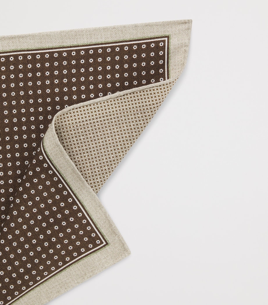 Silk Patterned Pocket Square 361 Image 3