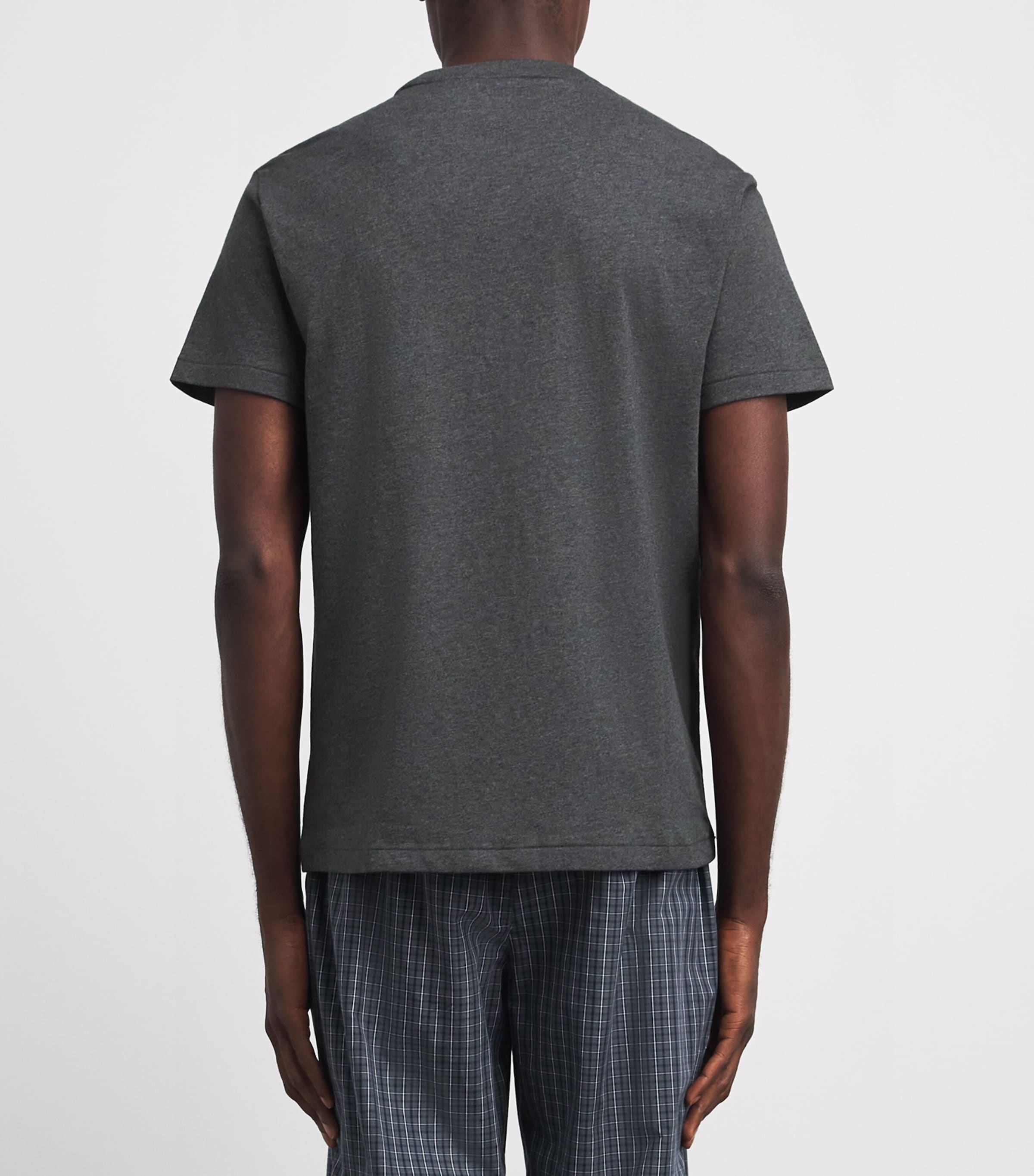 Polo Ralph Lauren Mens Cotton Custom Slim-Fit T-Shirt Windsor Hther Image 5