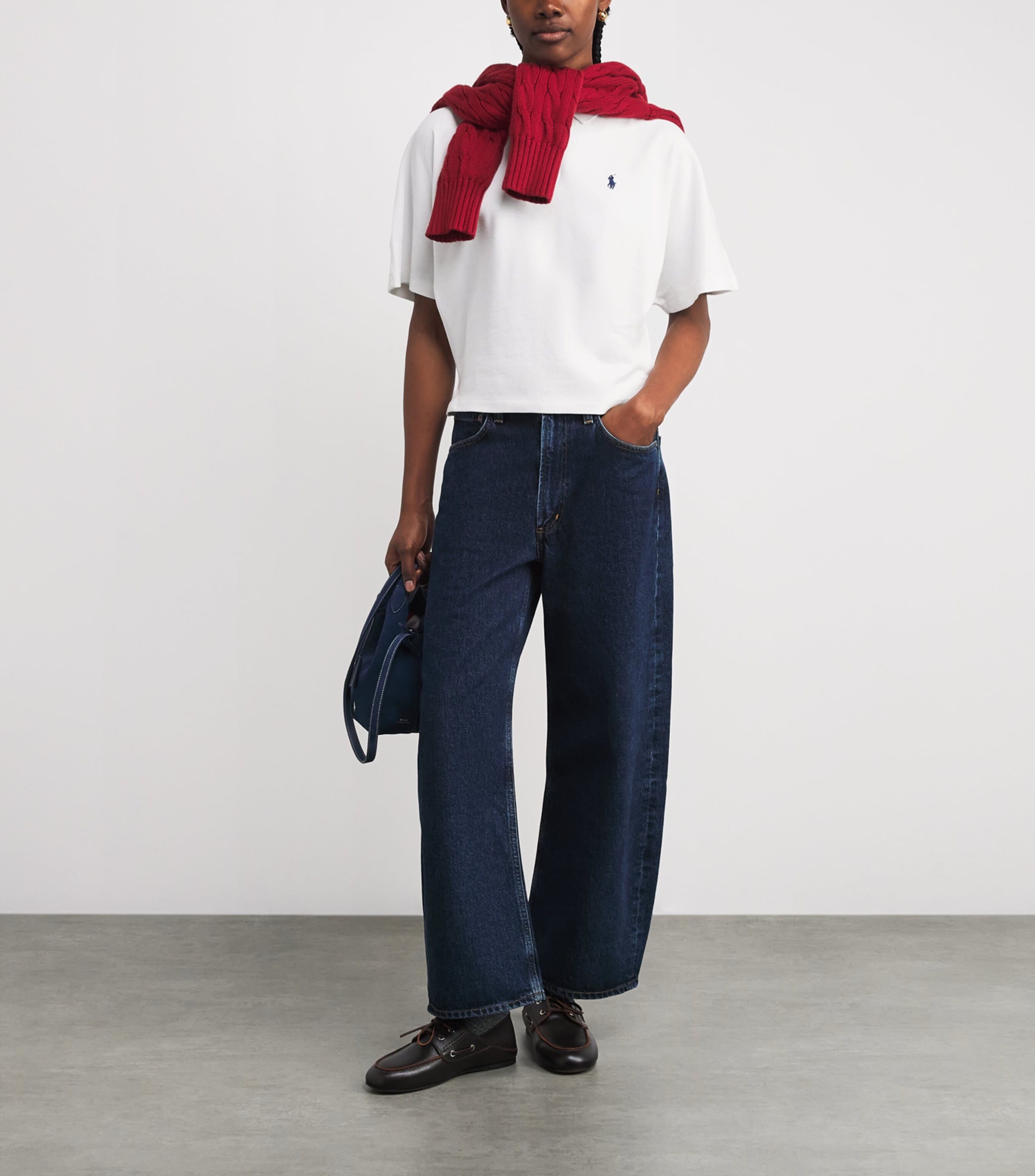 Cotton Polo Shirt WHITE Image 2