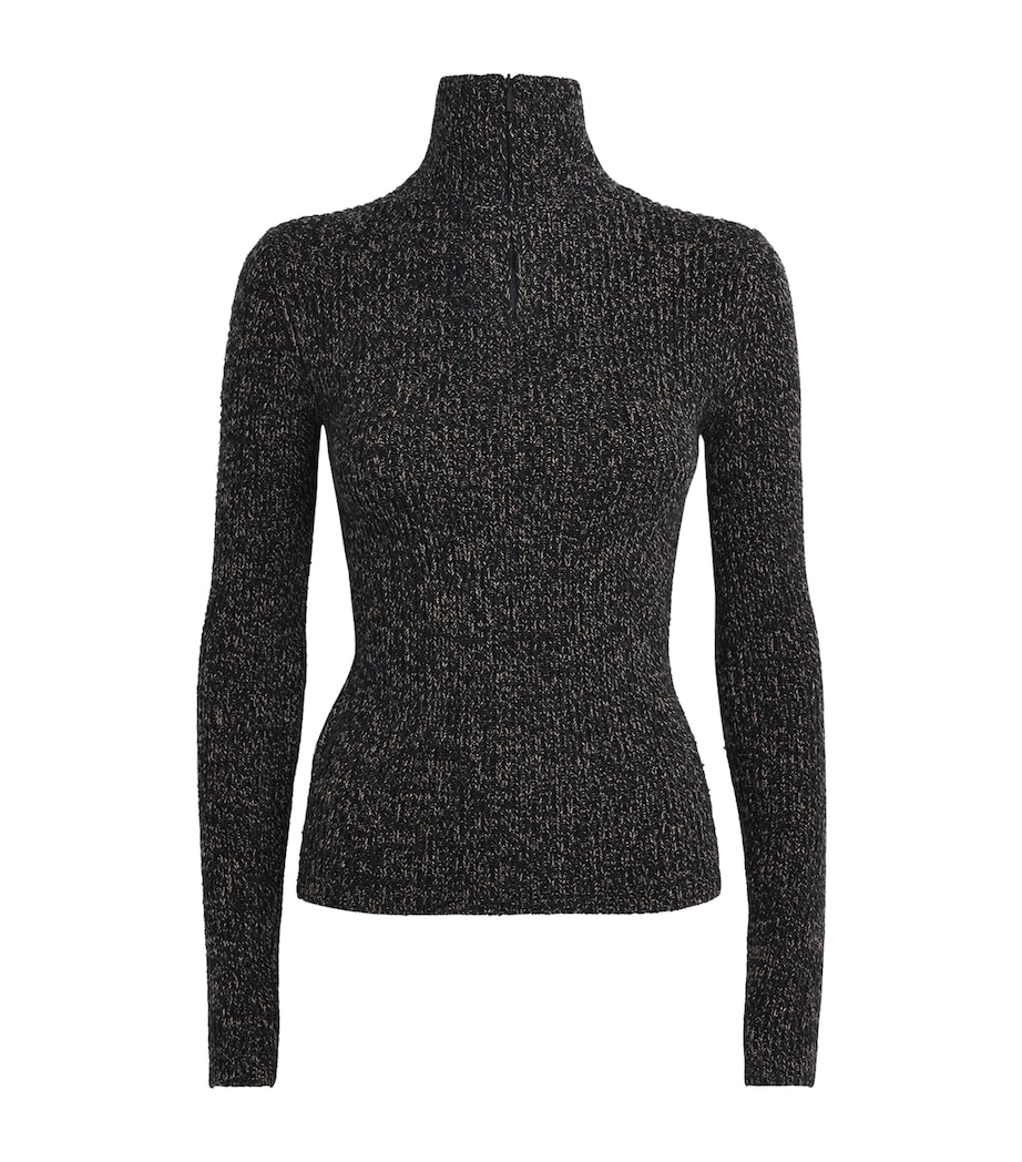 Wool-Blend Rollneck Sweater CAMEL Image 1