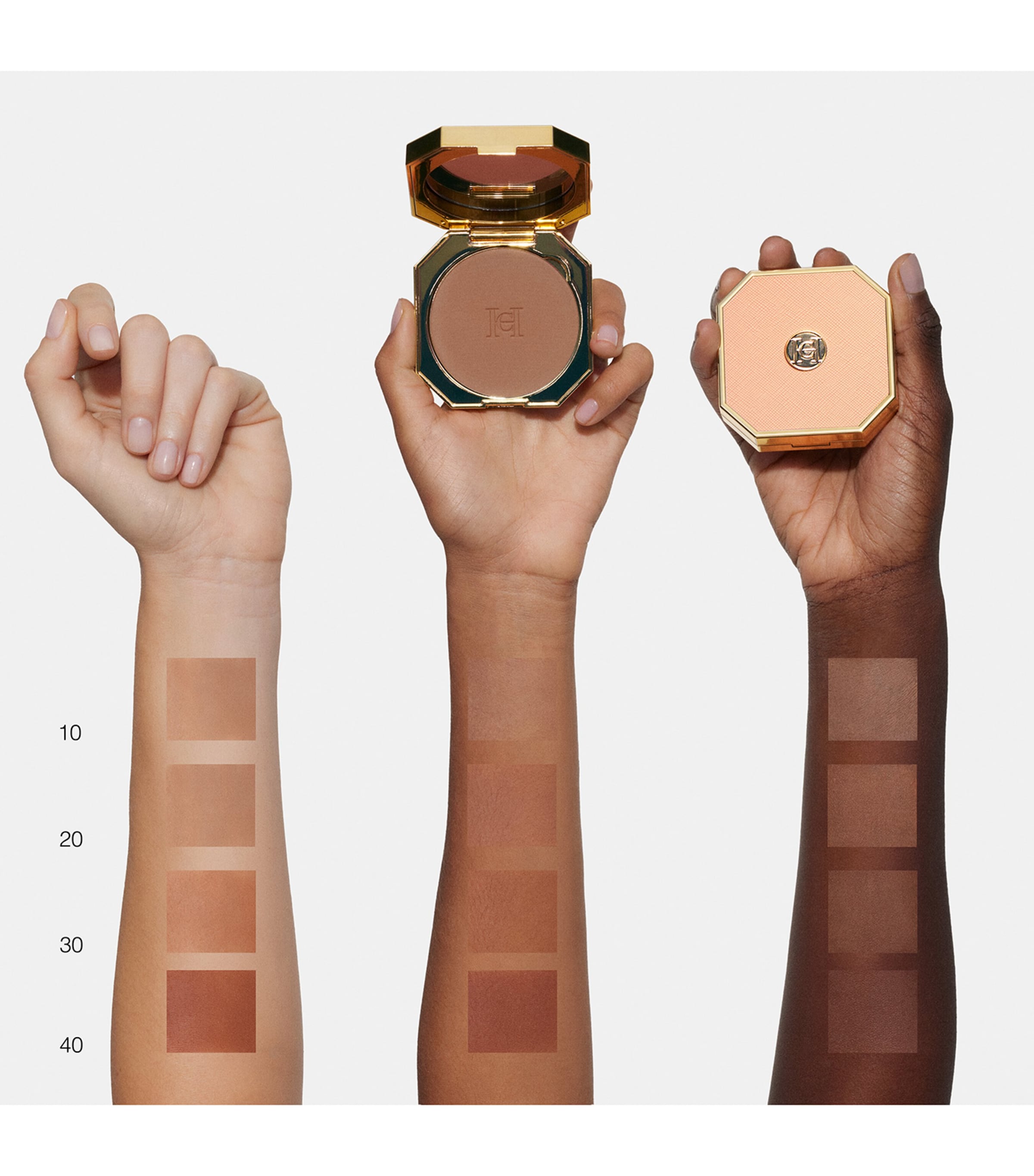 Carolina Herrera Nude Couture Matte Bronzer Light Image 2
