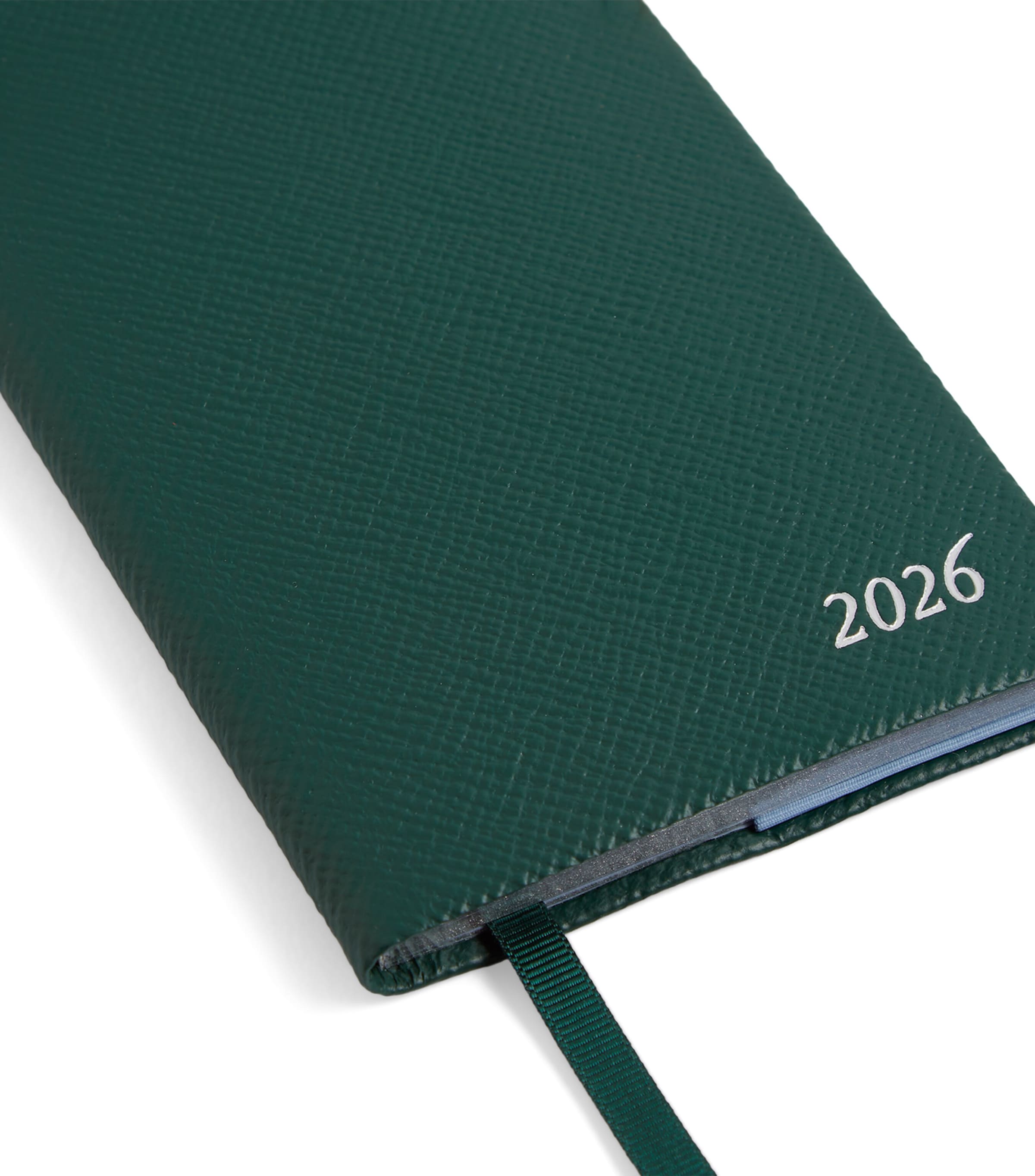 Panama Leather Weekly Diary 2026 FOREST GREEN Image 5
