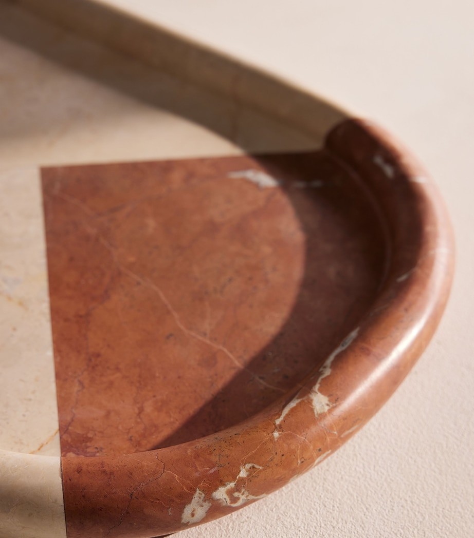 Large Marble Adley Tray (46cm) NO COLOUR Image 5