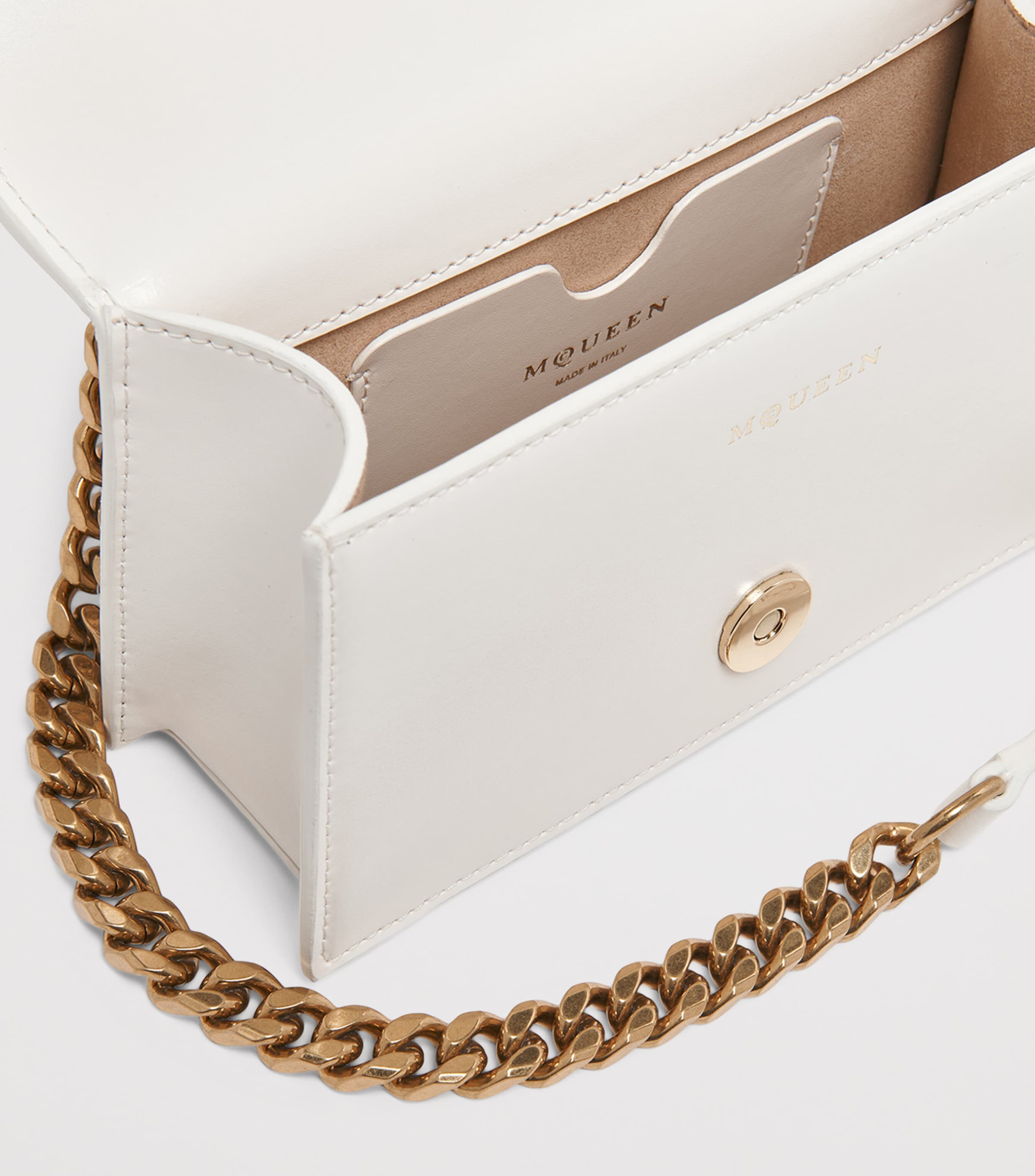 Leather Embellished Jewelled Satchel 7050 Image 6