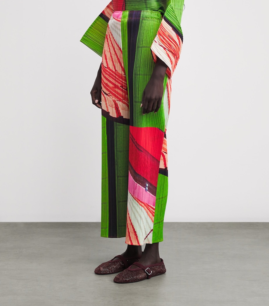 City Collage Trousers RED X GREEN Image 3