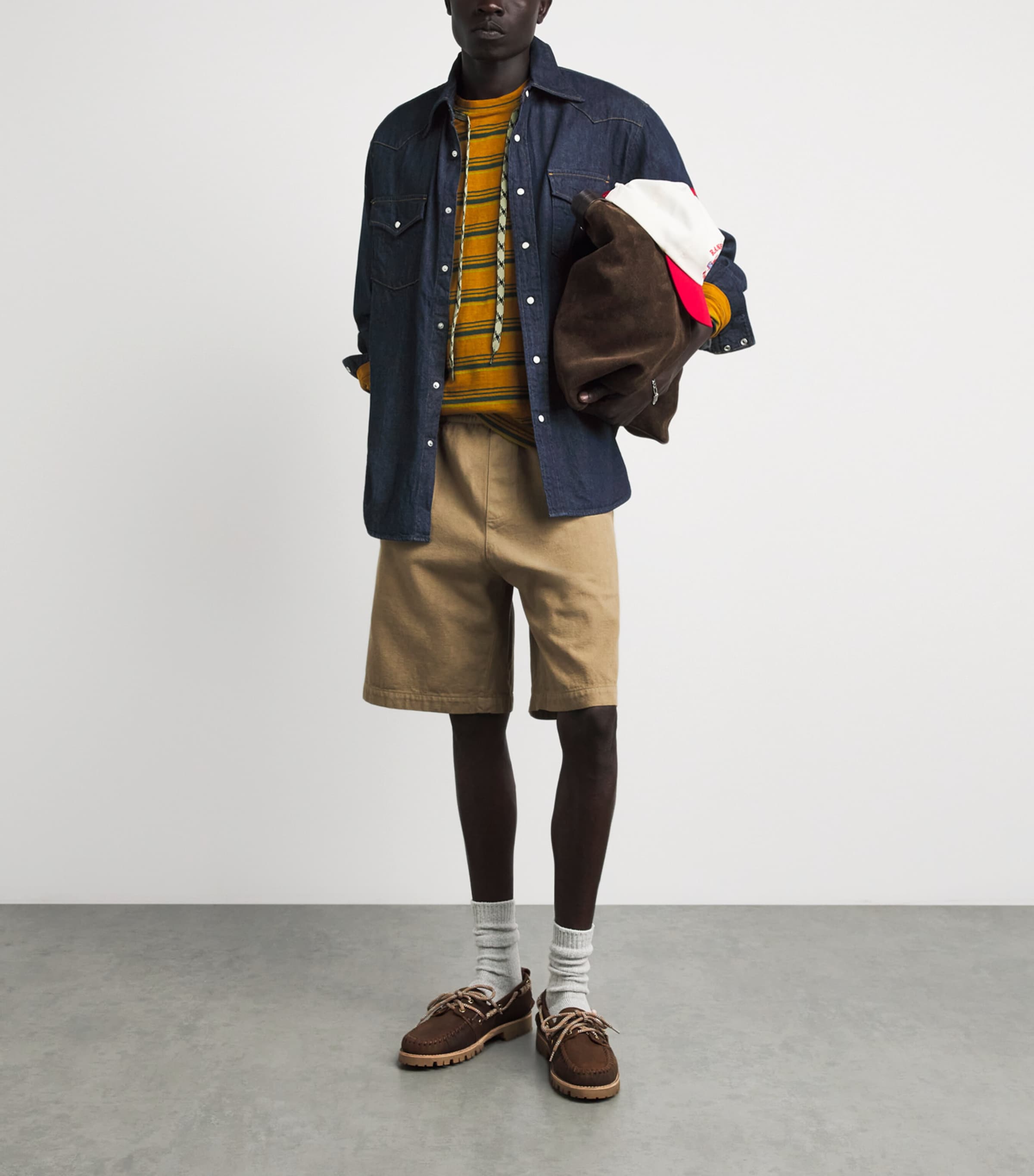 Kapital Mens Huskey Western Denim Shirt Idg Image 2