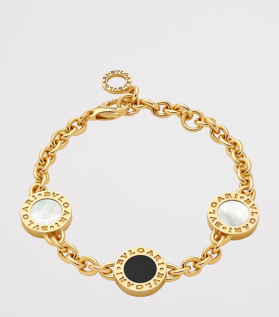 Bvlgari Yellow Gold, Mother-of-Pearl and Onyx Bvlgari Bvlgari Bracelet Gold Image 5