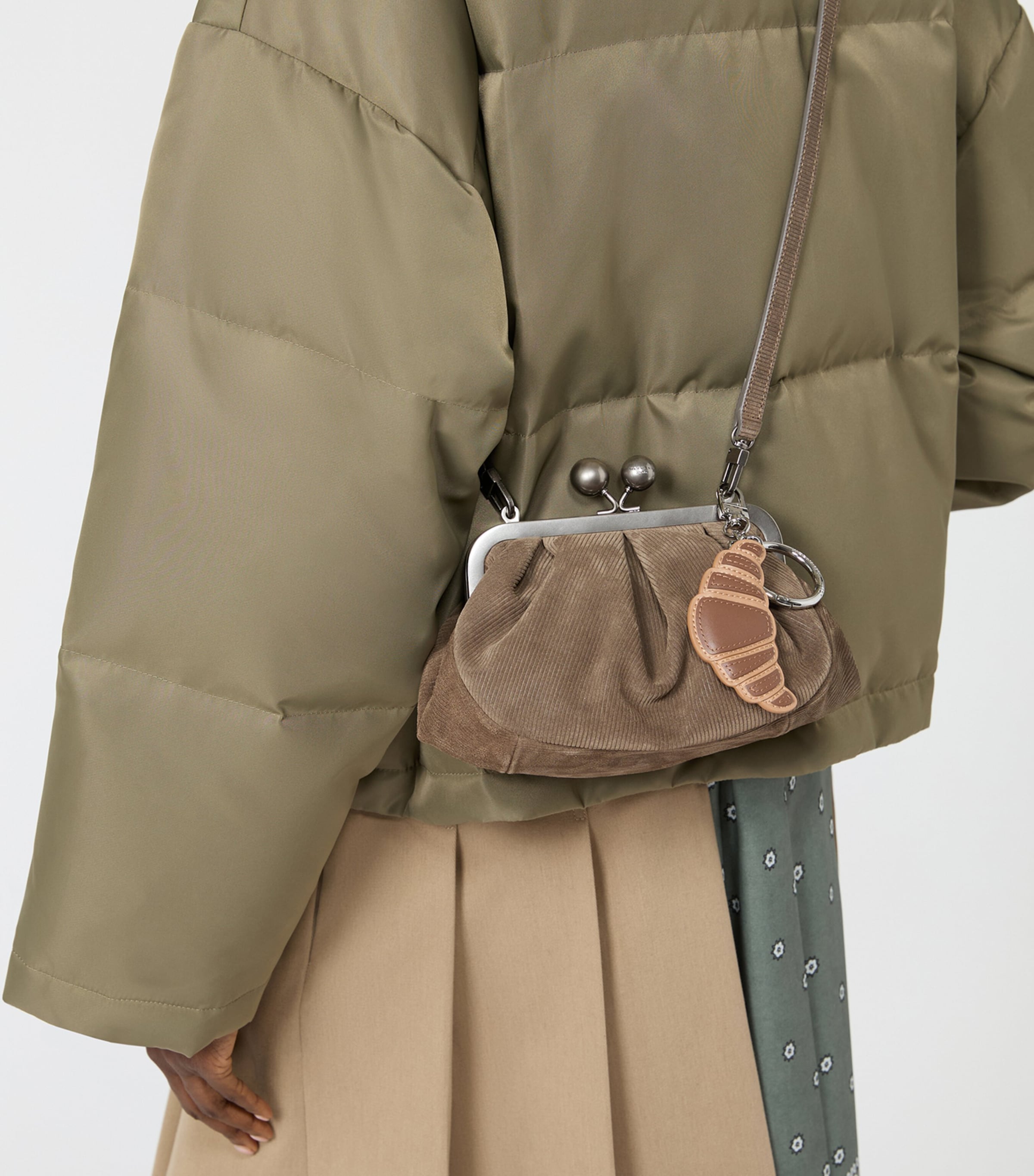 Weekend Max Mara Croissant Key Chain Brown Image 2