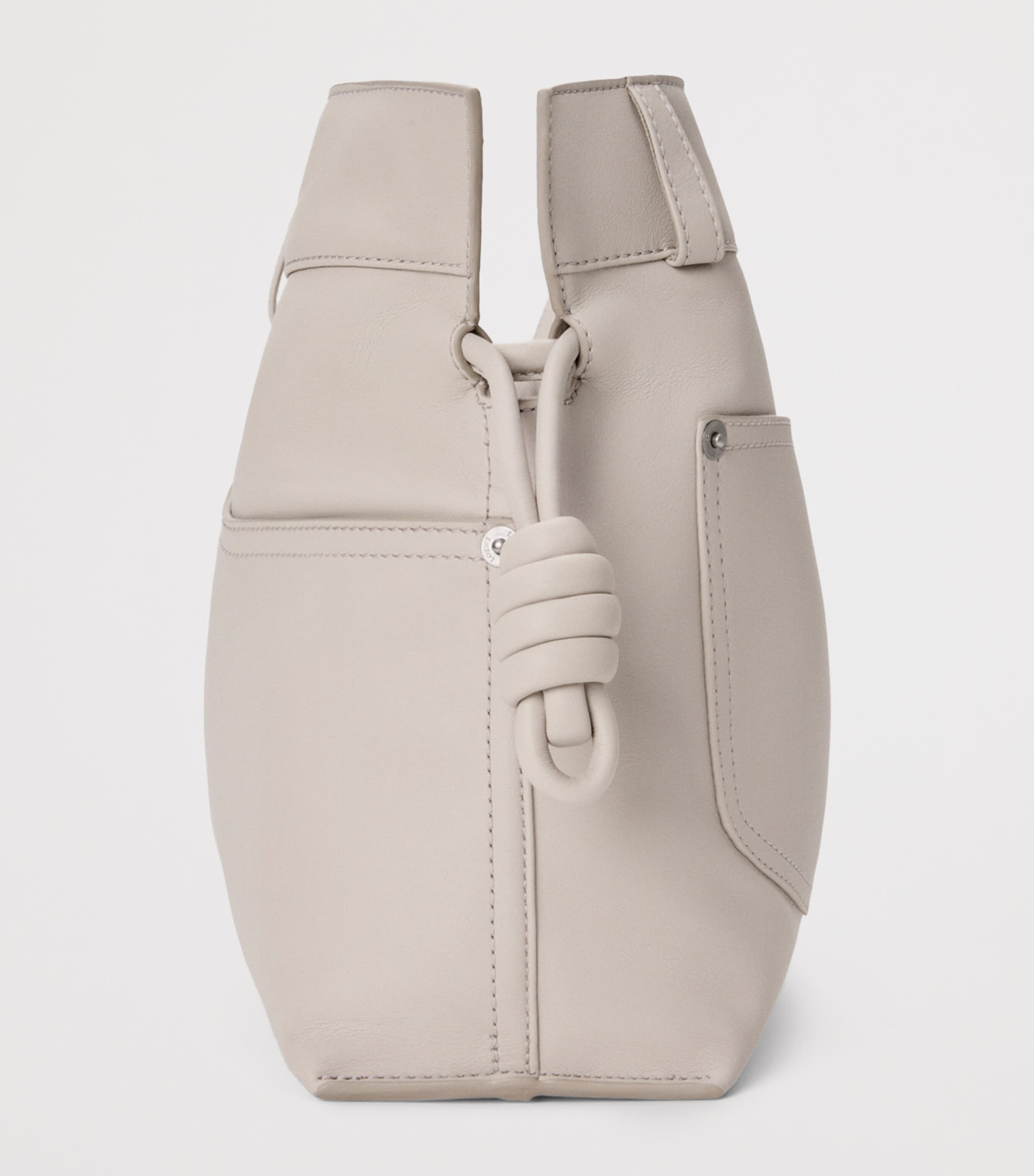 Leather  Jean-Detail Flamenco Purse LIGHT GHOST Image 3