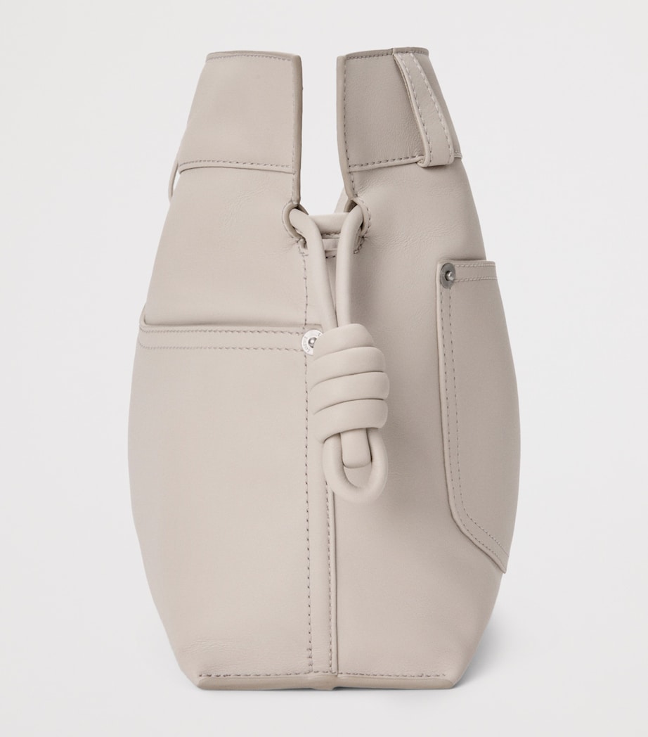 Leather Jean-Detail Flamenco Purse LIGHT GHOST Image 3