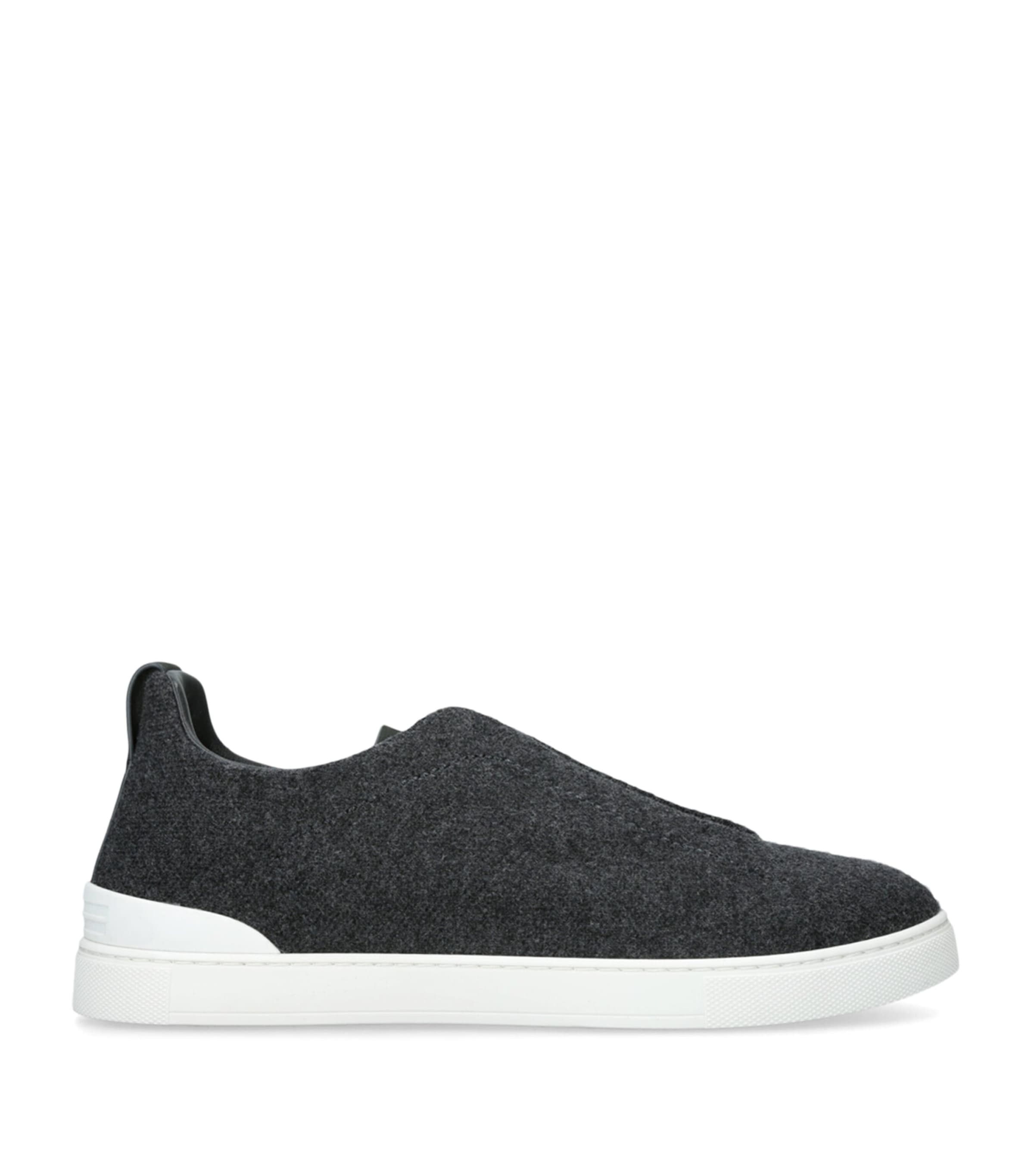 Oasi Cashmere Triple Stitch Sneakers GREY/DARK Image 1