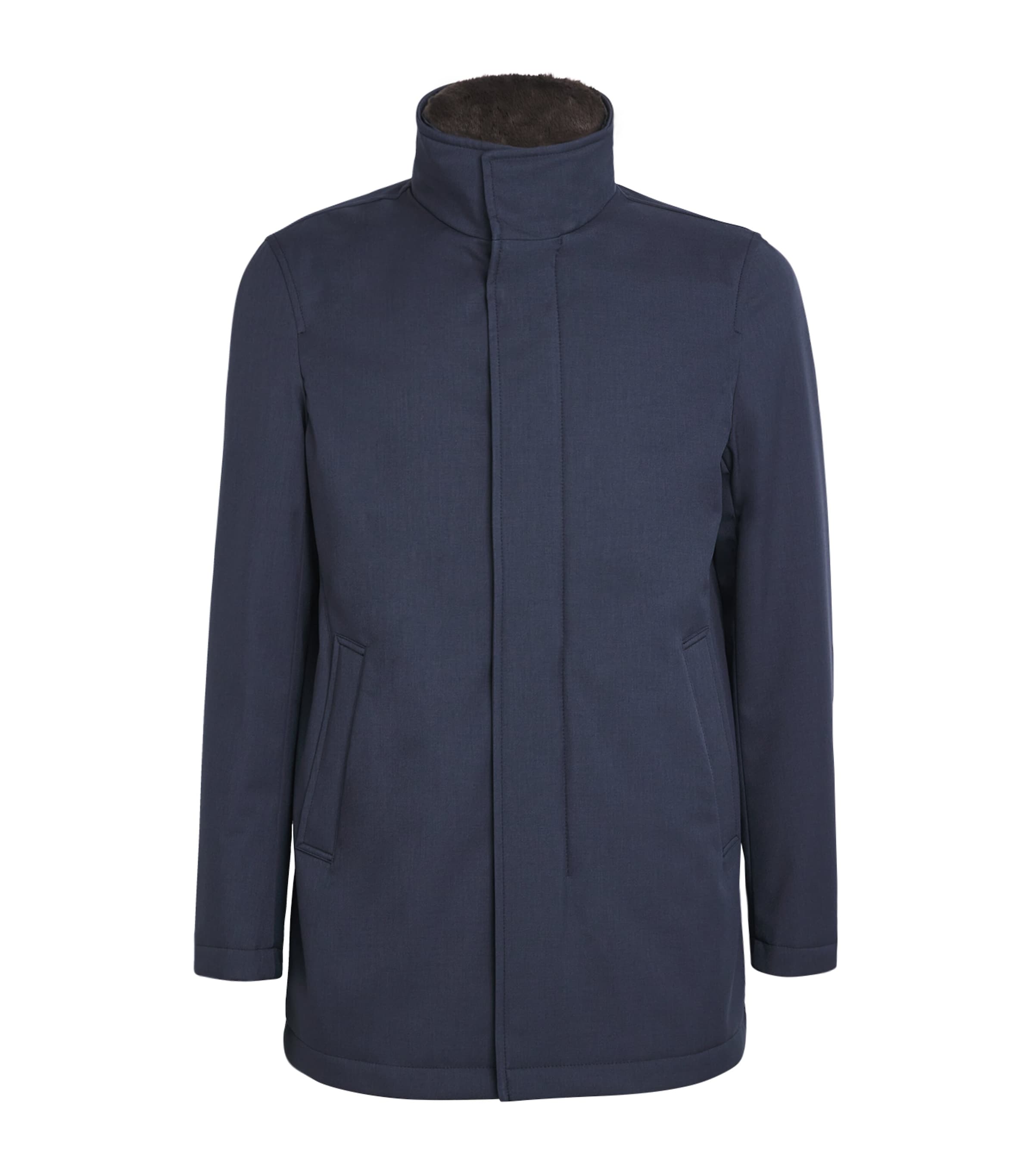 Padded Car Coat 9200 BLUE Image 1