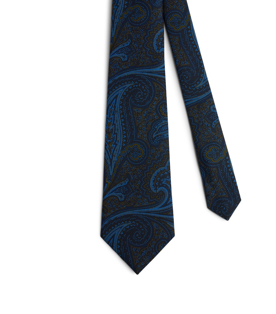 Dunhill Silk Paisley Tie Image 1