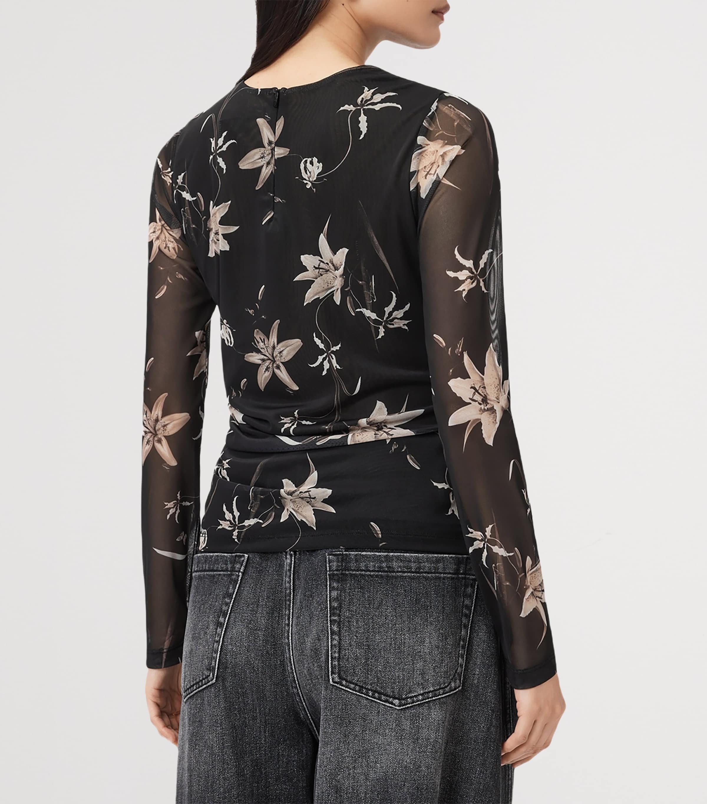 Mesh Caia Top PETRA SEPIA BROWN Image 5