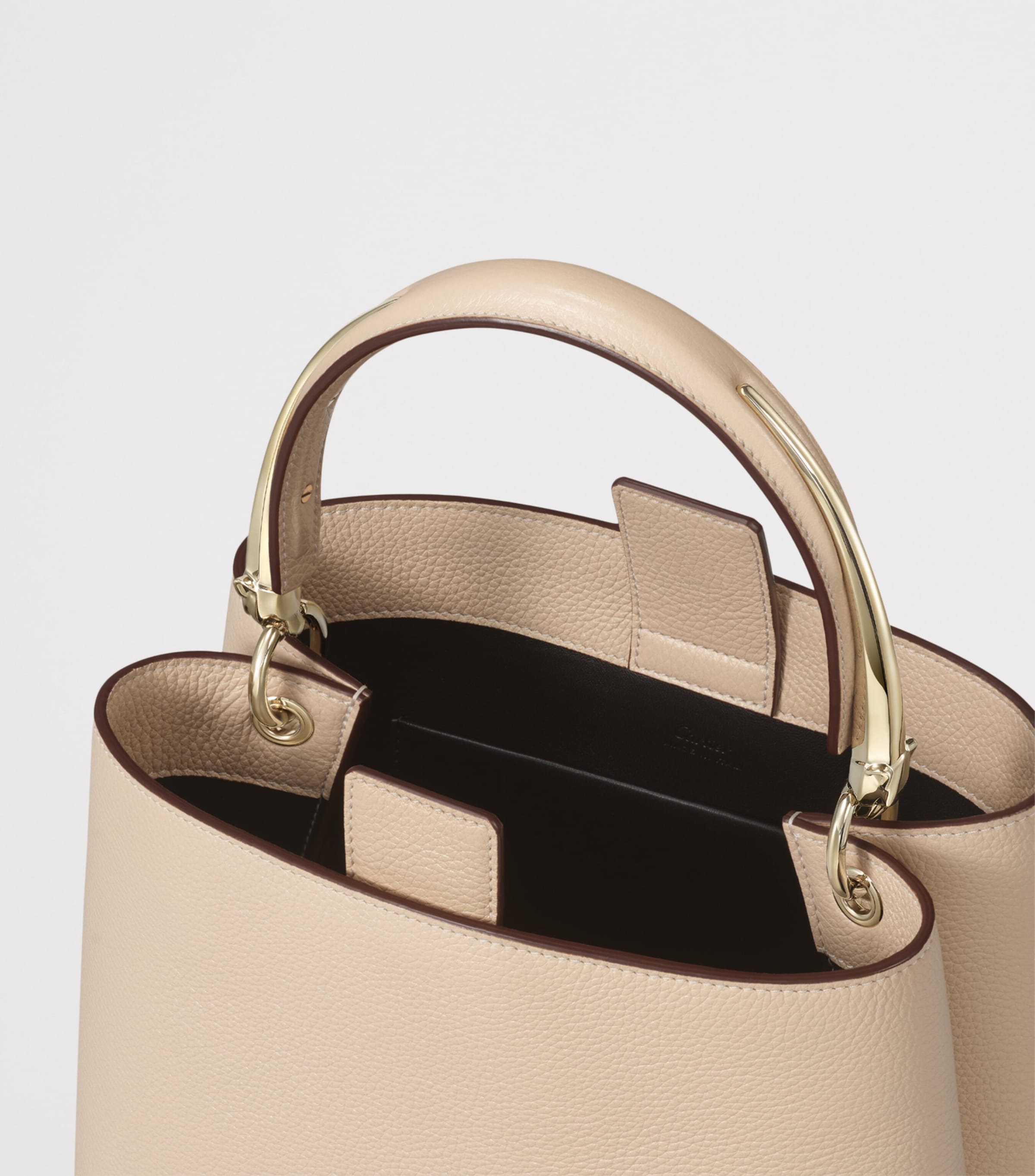 Cartier Leather Panthère de Cartier Double Top-Handle Bag Cord Beige Image 4
