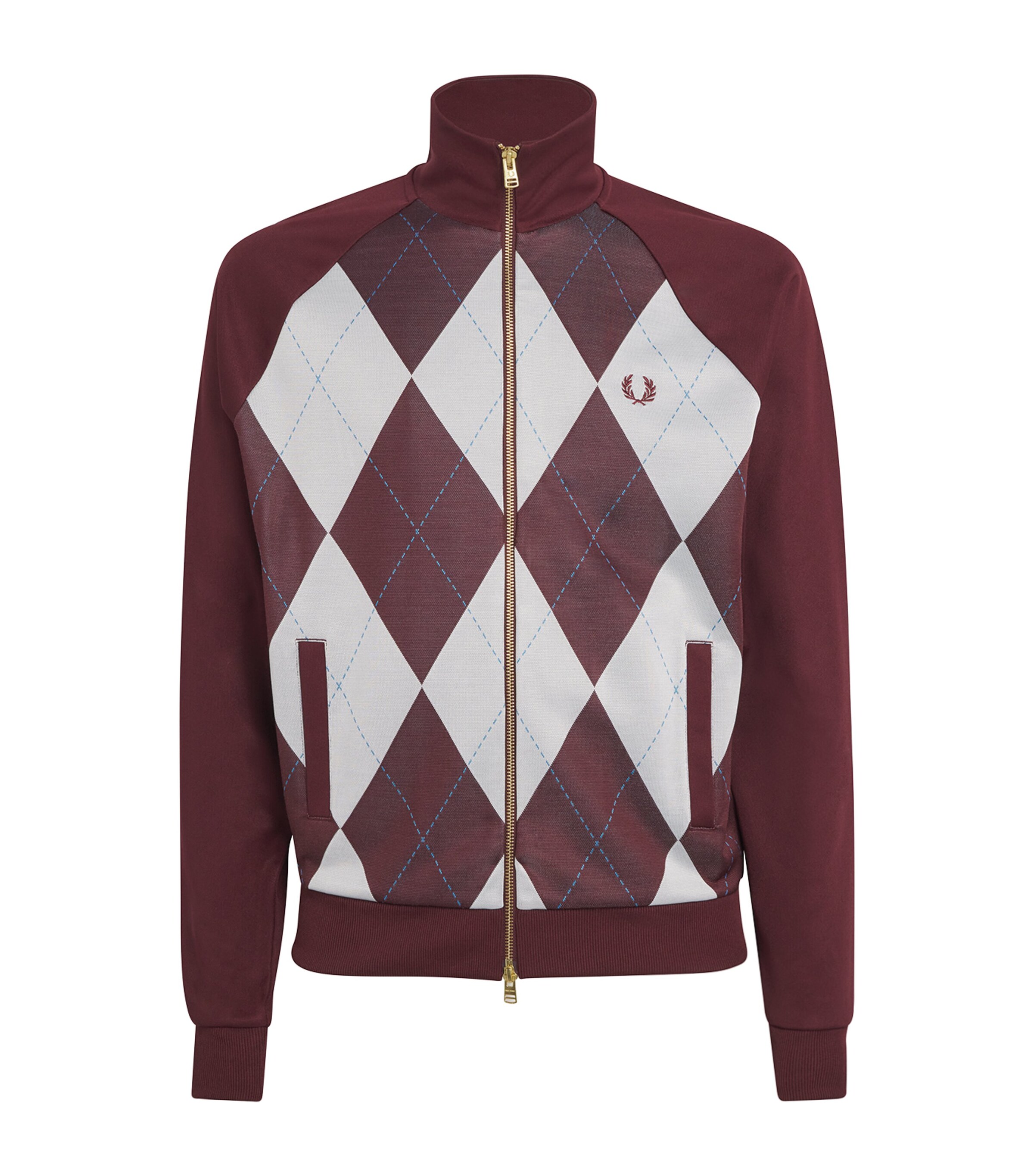 Fred Perry Argyle Track Jacket | Men Clothing | Coats & Jackets | Lightweight Jackets | Designers | Fred Perry
