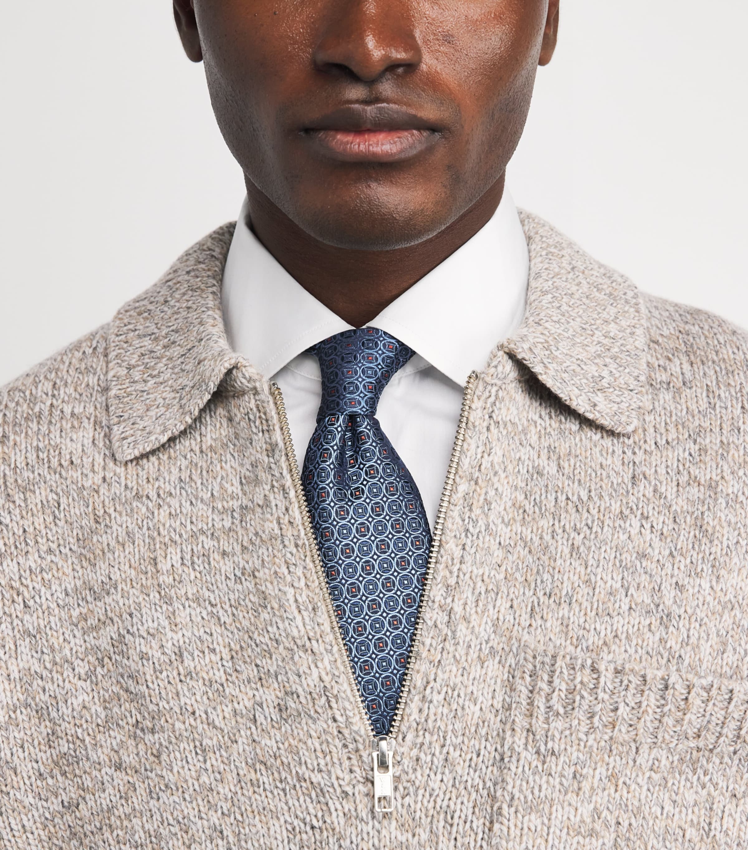 Silk Jacquard Tie 06 LIGHT BLUE Image 2