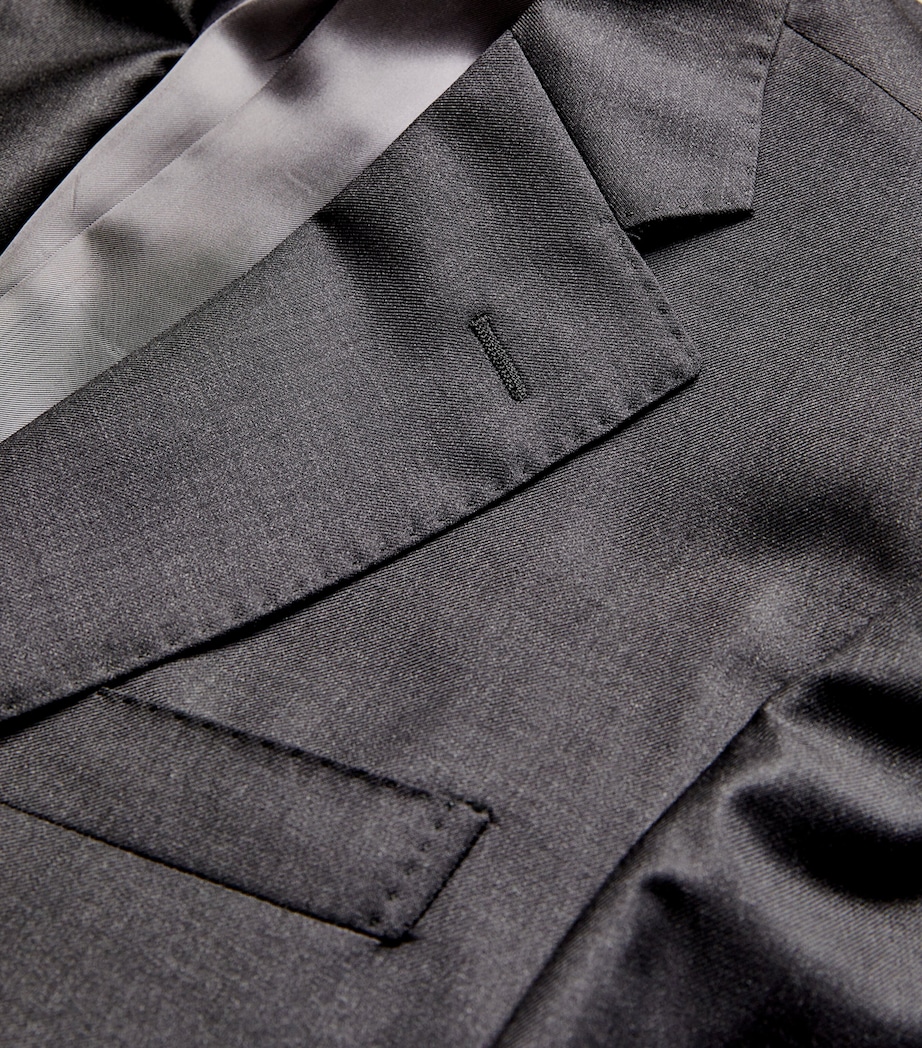 Virgin Wool 2-Piece Suit GREY Image 5