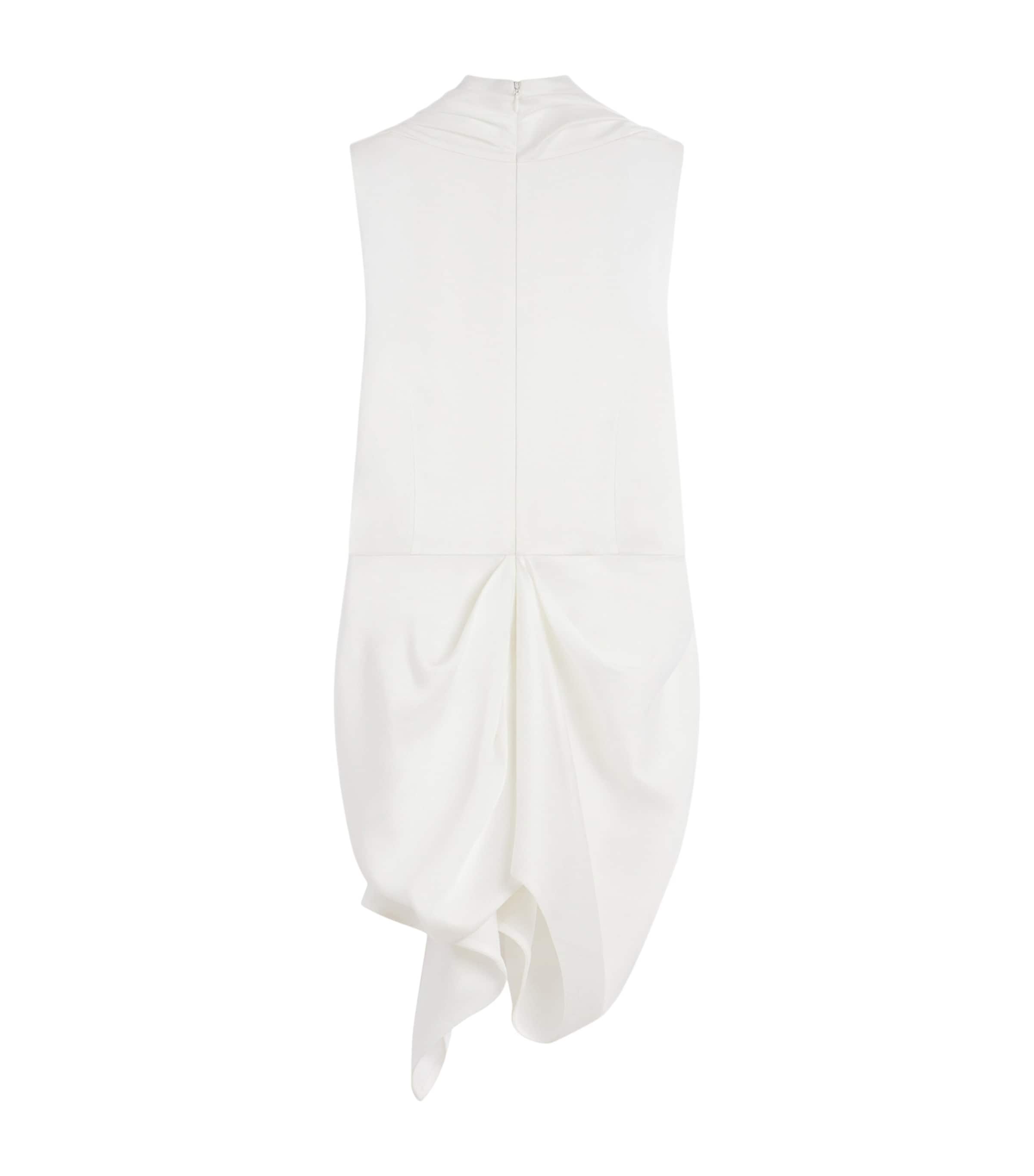 Givenchy Womens Draped Cowl-Neck Blouse Image 5