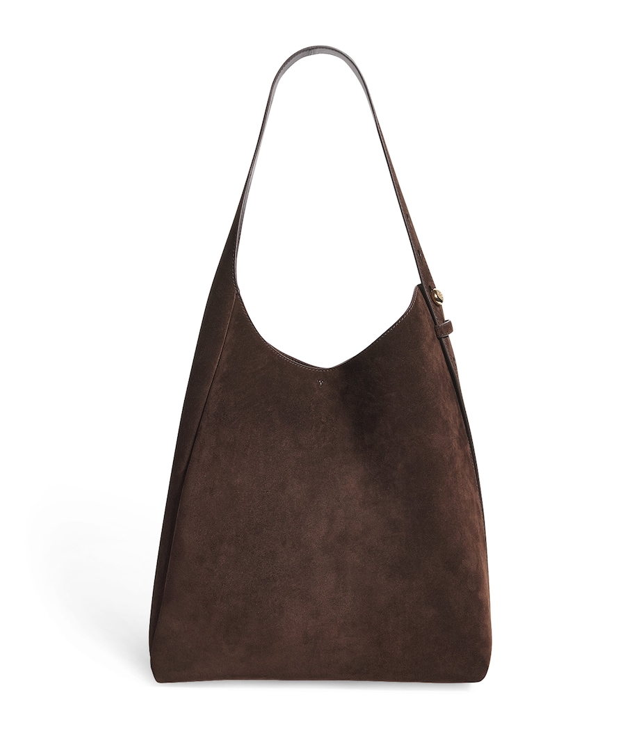 Suede Romy Shoulder Bag DARK COCOA 201 Image 1