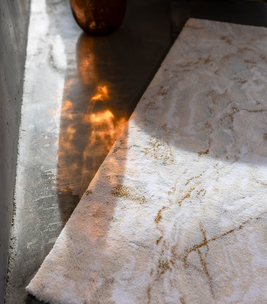 Egyptian Cotton-Blend Castello Bath Mat (50cm x 80cm) 101 ECRU Image 5