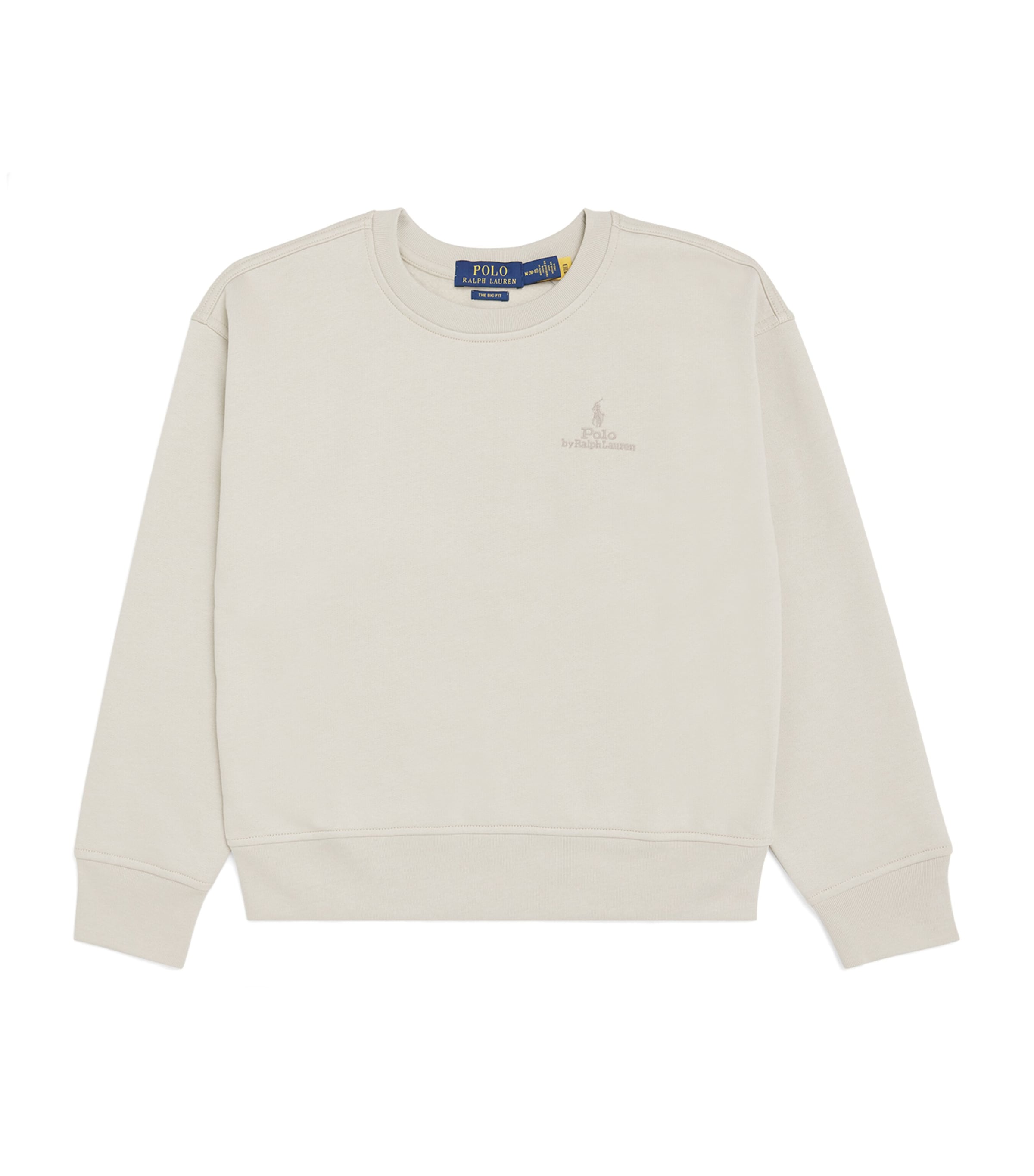 Embroidered Logo Sweatshirt (6-14 Years) BEIGE Image 1