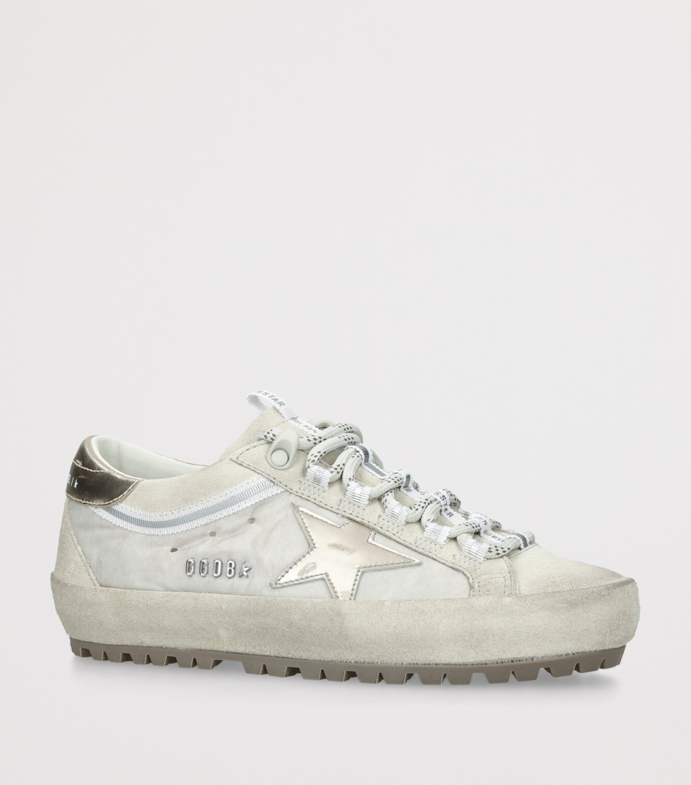 Golden Goose Suede Super-Star Ski Sneakers Grey/light Image 3