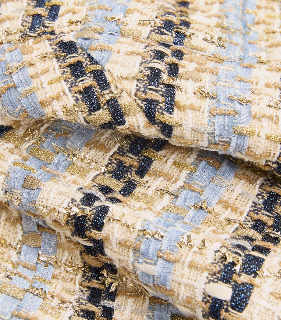 Sumira Tweed Jacket BLUE/IVORY Image 5